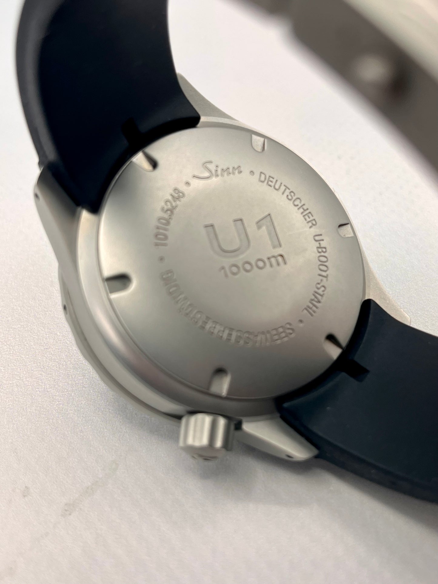 SINN U1 - Automatic - 1000m - Box only - Sinn Rubber Strap & Deployment Clasp