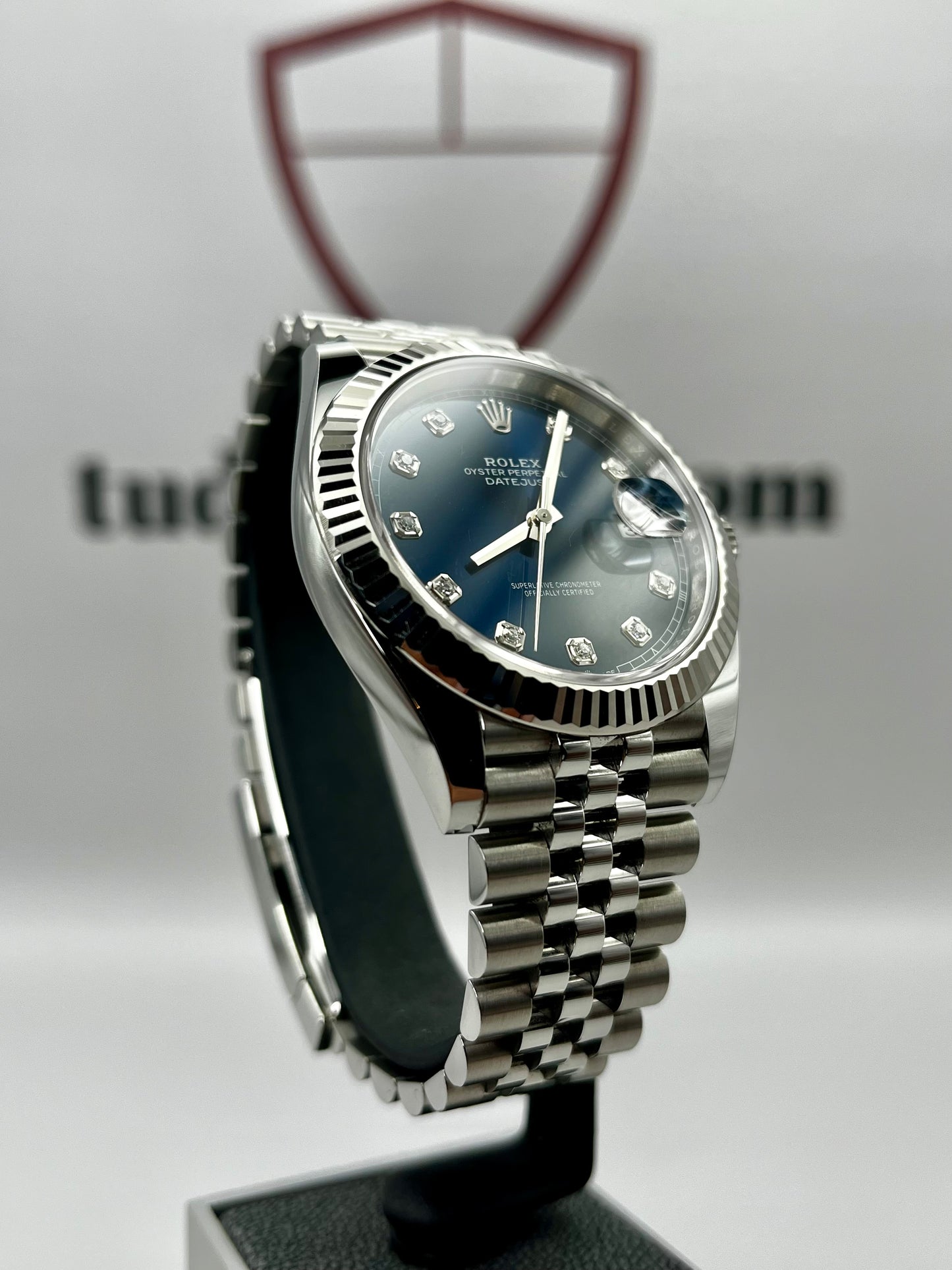 2021 ROLEX DateJust 41 - Diamond Markers - Steel & White Gold - 126334-0016