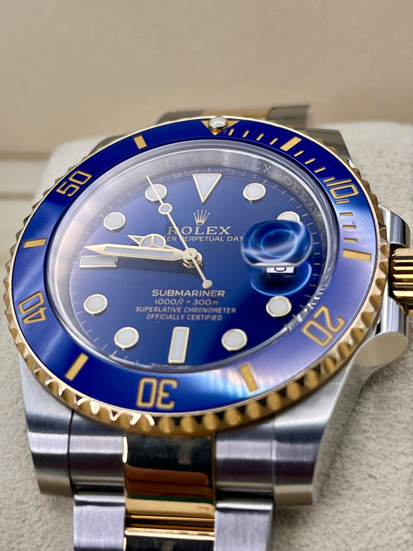 2020 ROLEX Submariner 'Bluesy' - 116613LB - 40mm - Full Set