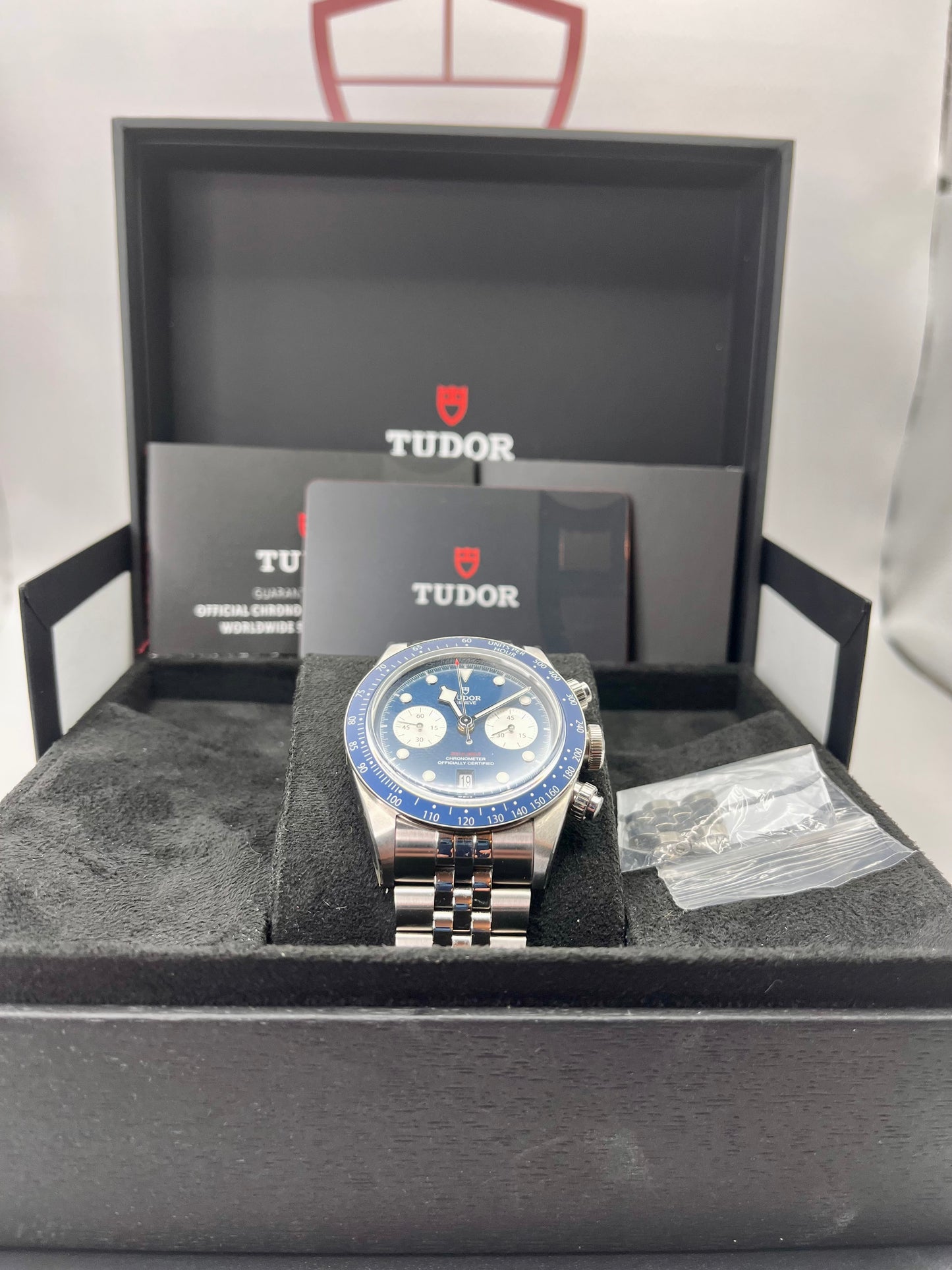 2024 STICKERED TUDOR Black Bay Chrono 41mm - M79360B - Full Set - W'nty to 2029