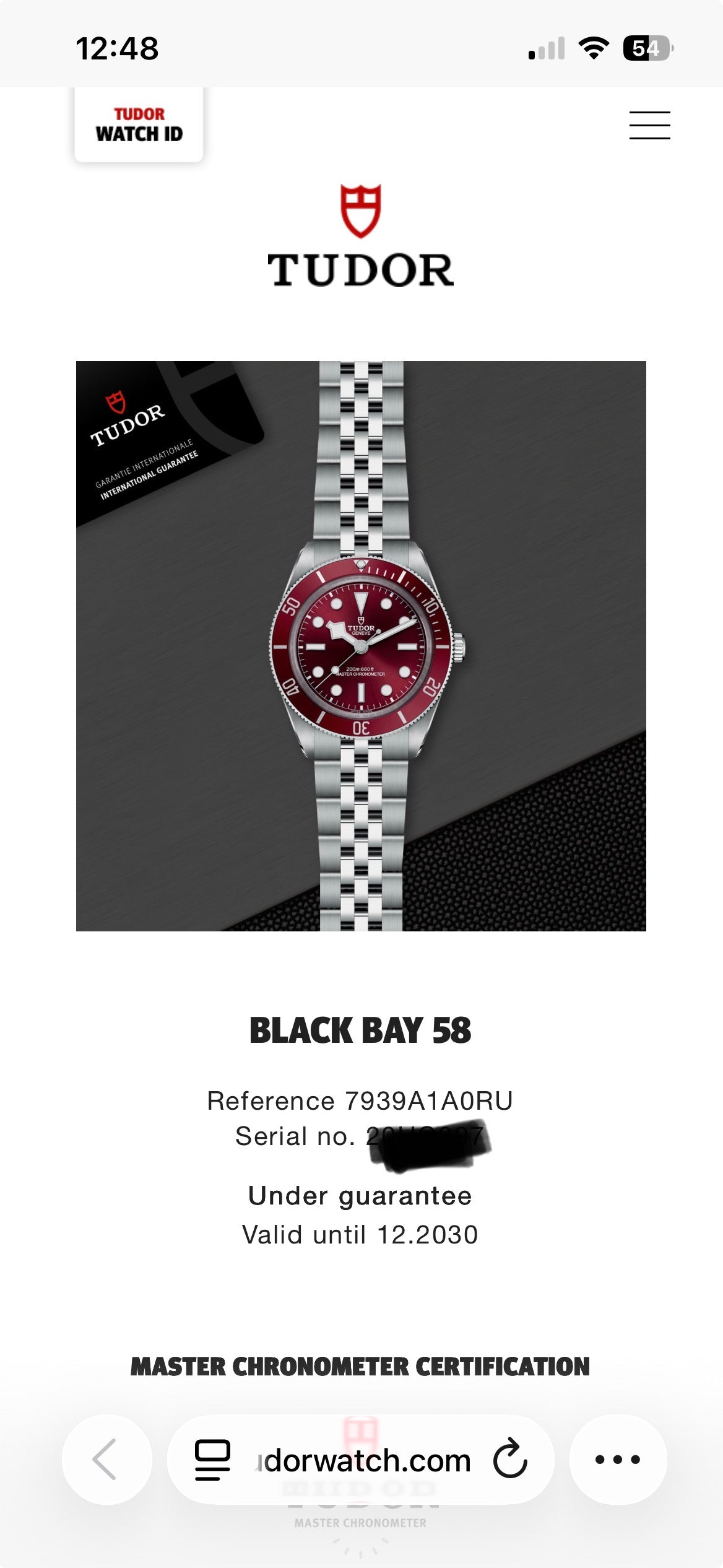 Dec 2025 TUDOR Black Bay 58 39mm M7939A1A0RU New Release Full Set
