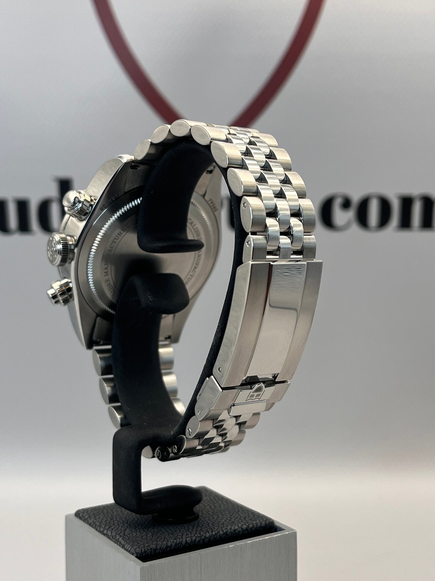May 2025 TUDOR Black Bay Chrono 'Panda' on OEM Tudor Jubilee Strap - 41mm