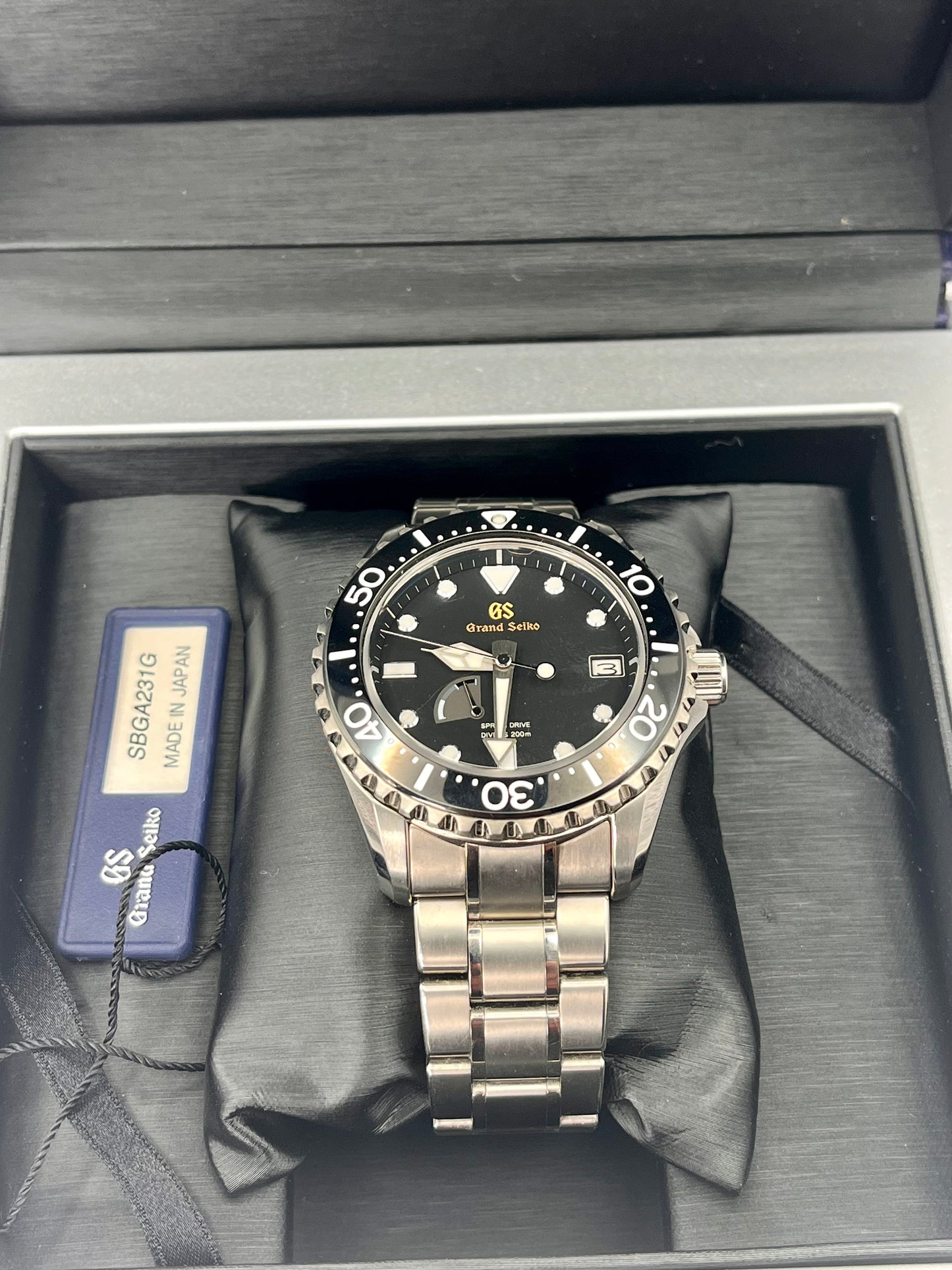 GRAND SEIKO SBGA231 Spring Drive - Titanium - Full Set