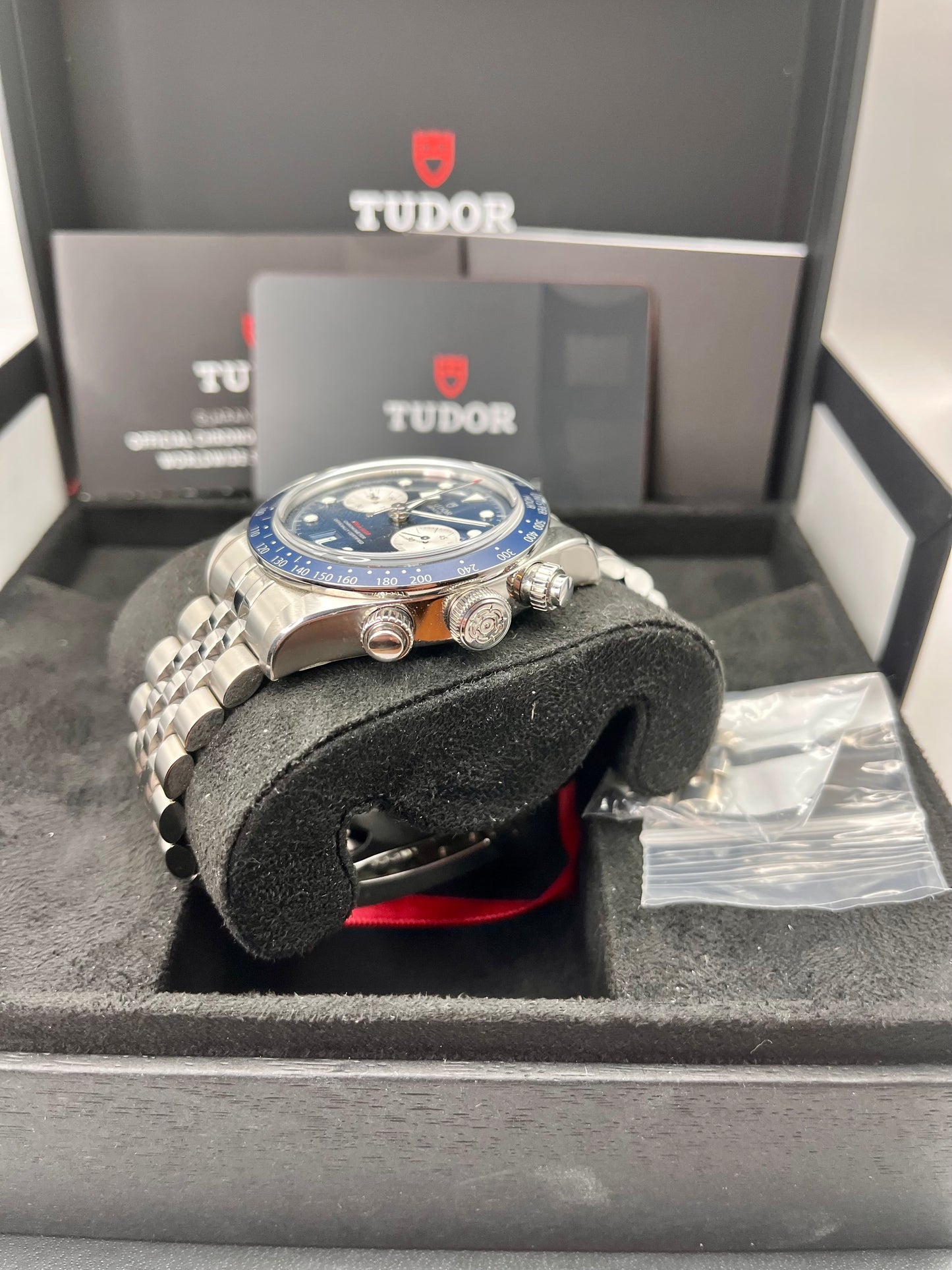2024 STICKERED TUDOR Black Bay Chrono 41mm - M79360B - Full Set - W'nty to 2029