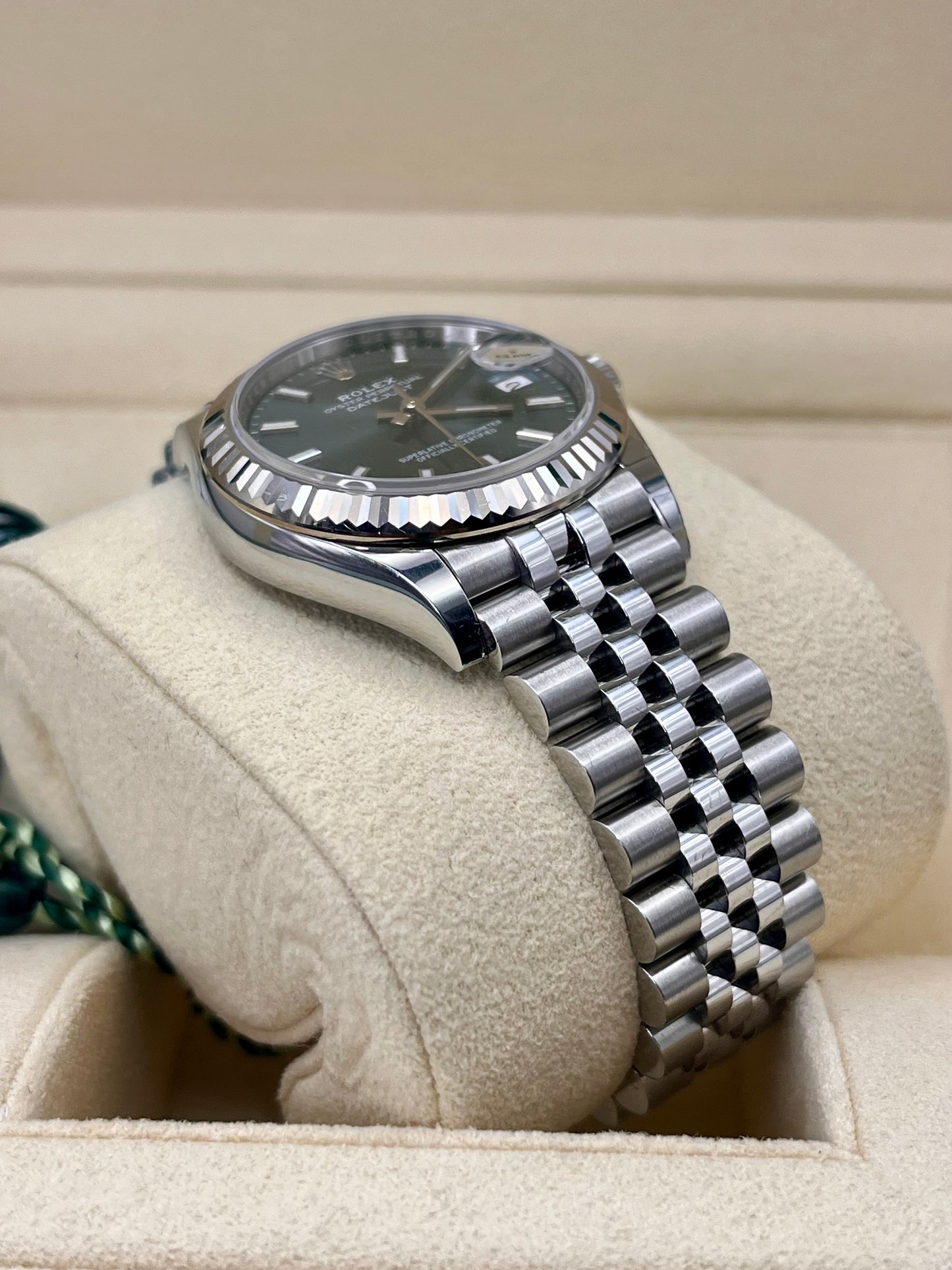 2021 Rolex Datejust 31mm - 278274 - Mint Green - Full Set - Warranty to 2031