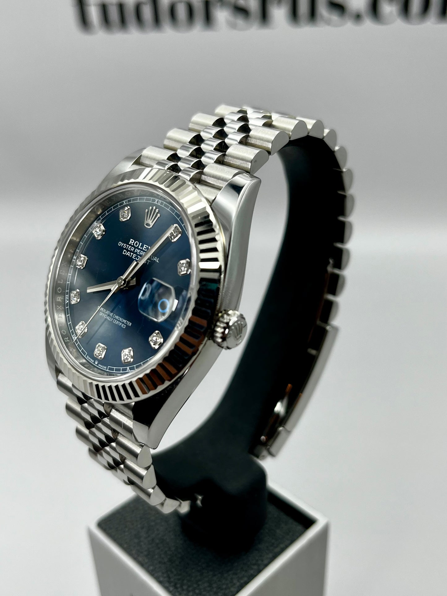 2021 ROLEX DateJust 41 - Diamond Markers - Steel & White Gold - 126334-0016