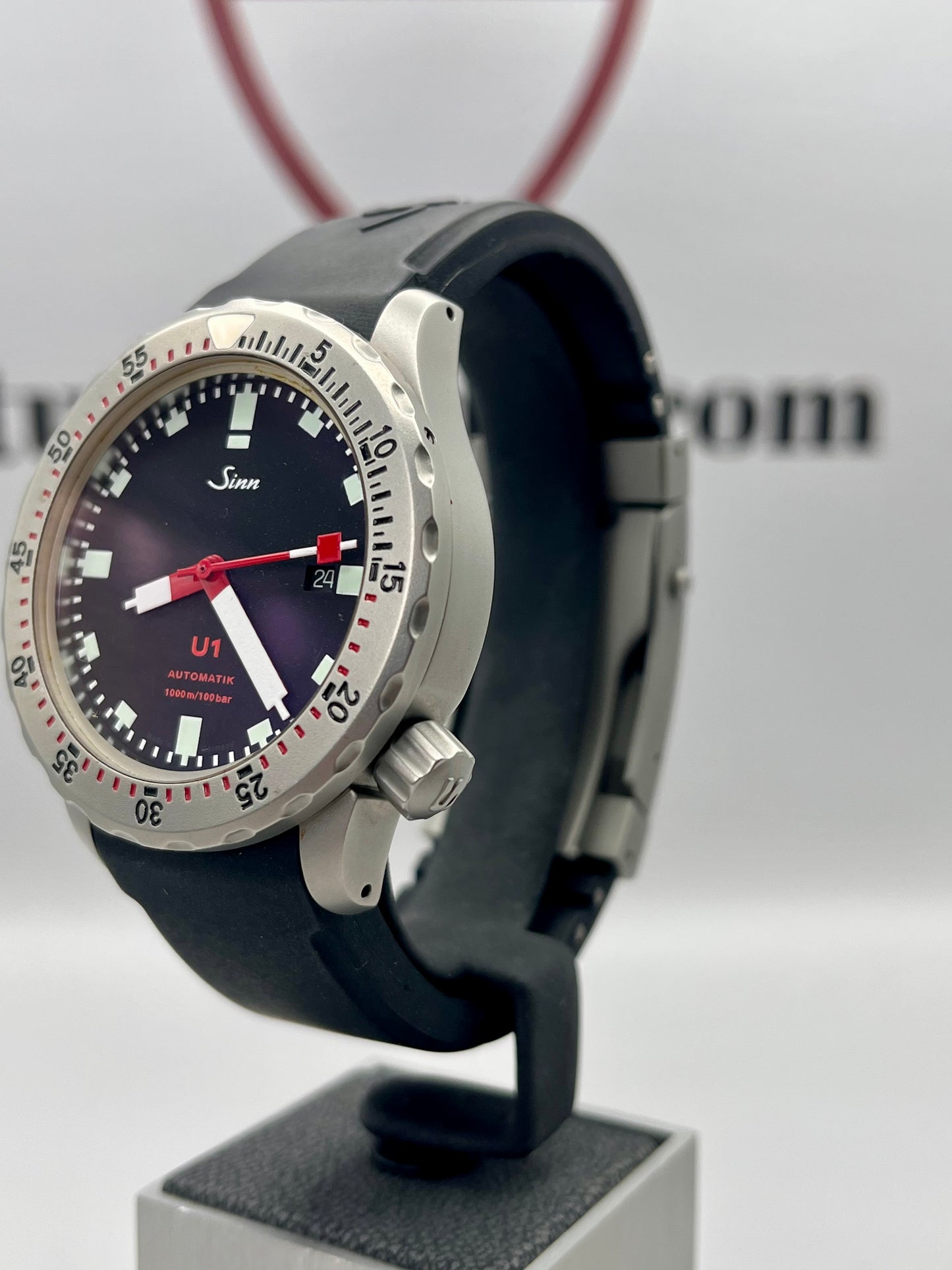 SINN U1 - Automatic - 1000m - Box only - Sinn Rubber Strap & Deployment Clasp