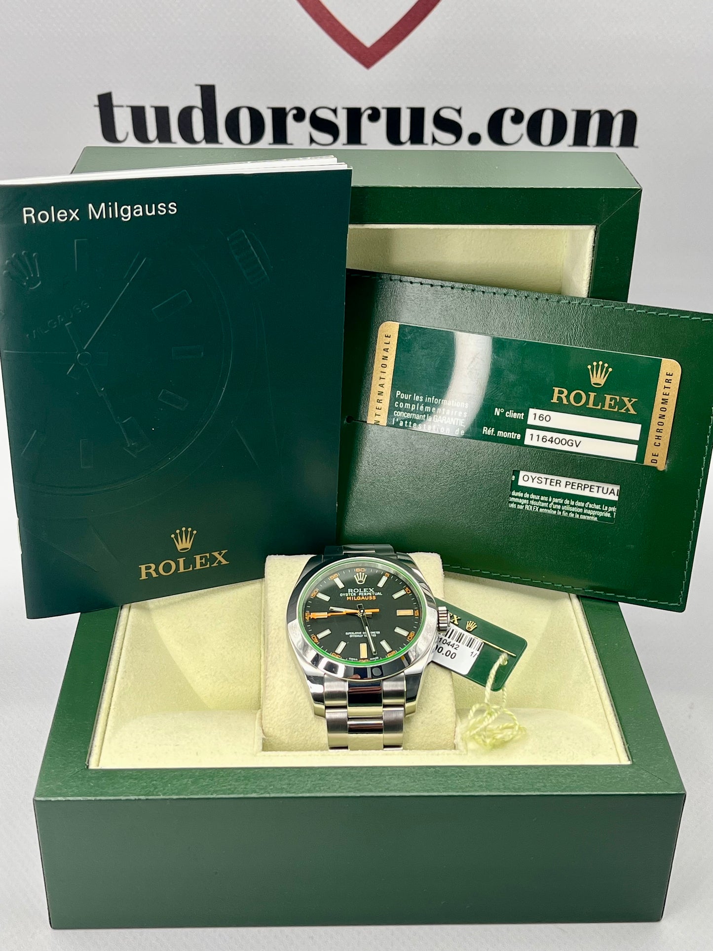 ROLEX Milgauss - 116400GV - 40 mm - Full Set - MINT
