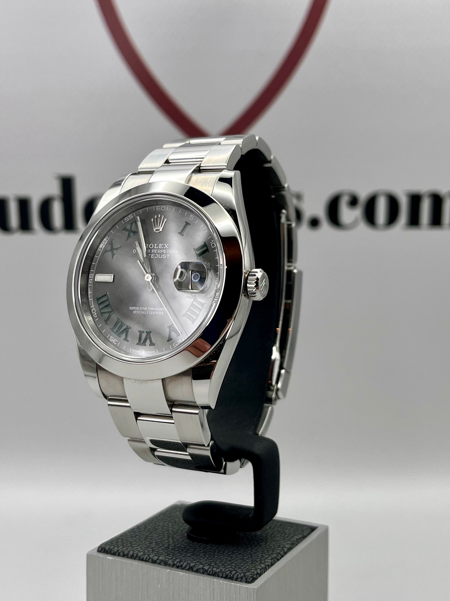 2020 ROLEX DateJust 41mm 'Wimbledon' - 126300 - Full Set - Warranty to Feb 2030