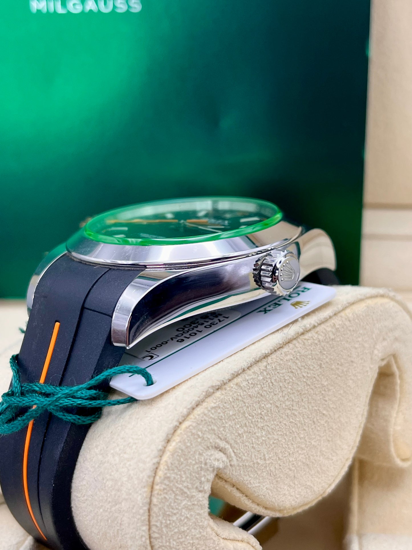 2019 ROLEX Milgauss 116400 GV - 40mm - Full Set - Unworn Oyster Strap