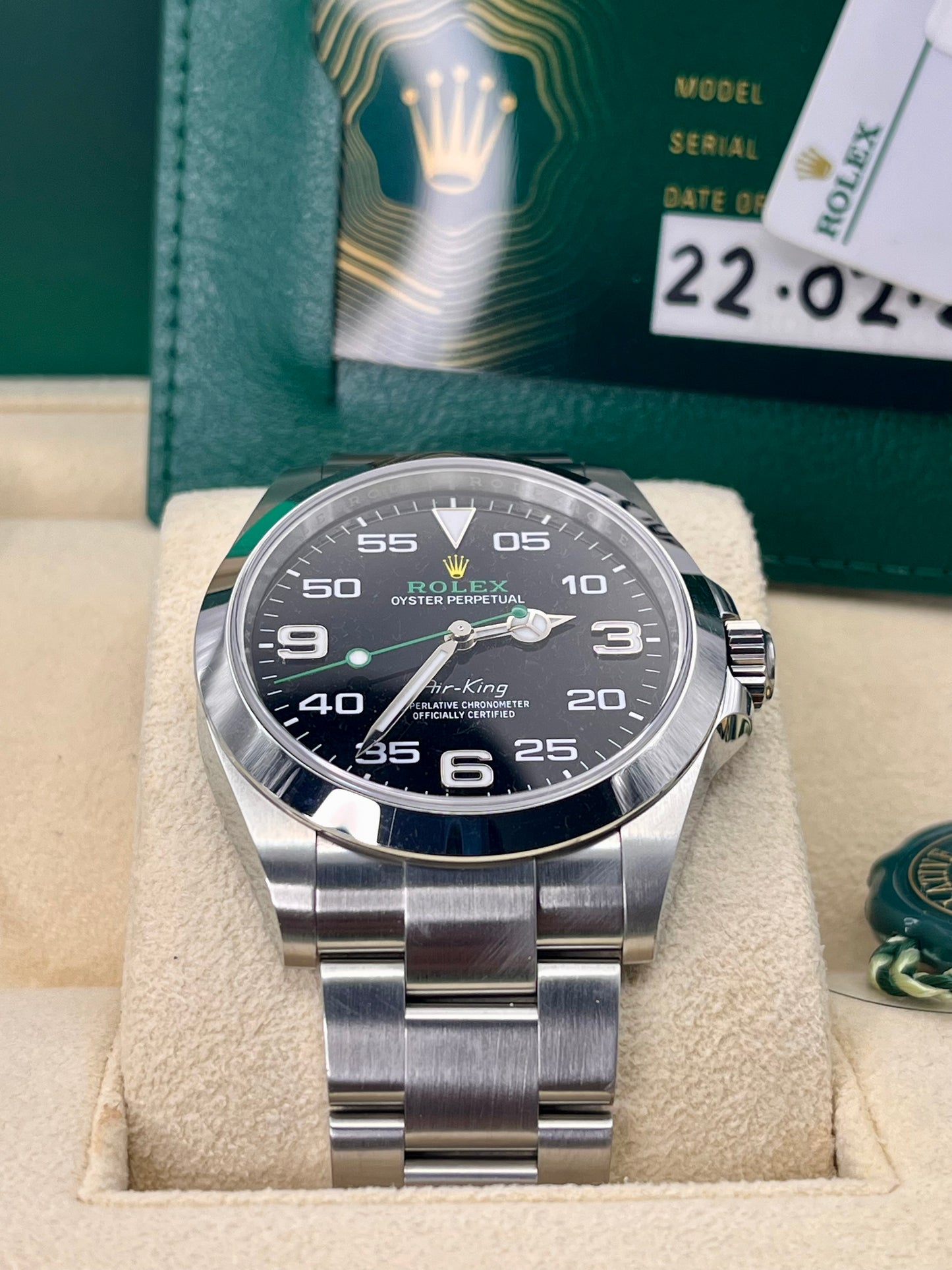 2025 ROLEX Air King - 126900 - 40 mm - Full Set - Warranty to Feb 2030