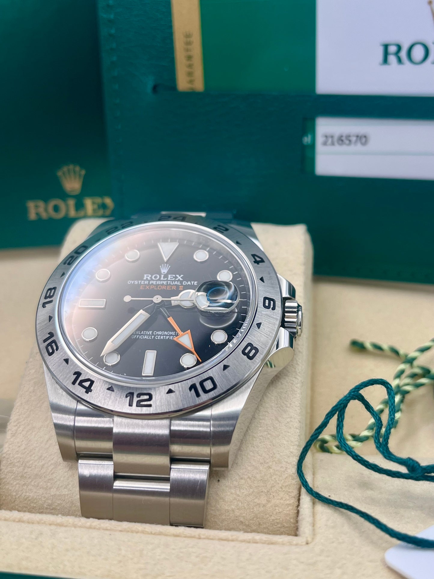 2019 ROLEX Explorer II GMT - 42mm - 216570 - Full Set