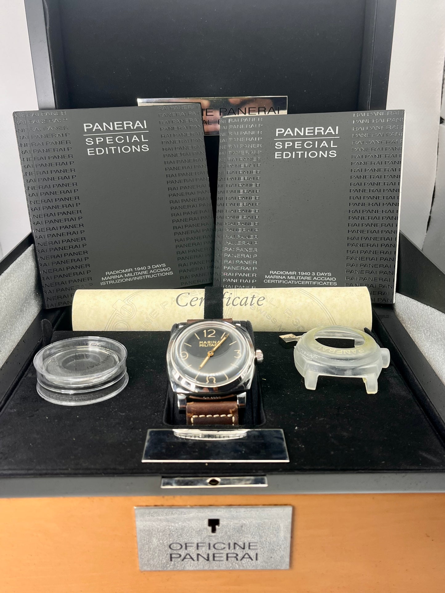 PANERAI Radiomir 1940 3 Days Marina Militare Acciaio - PAM00587 - Full Set - PX