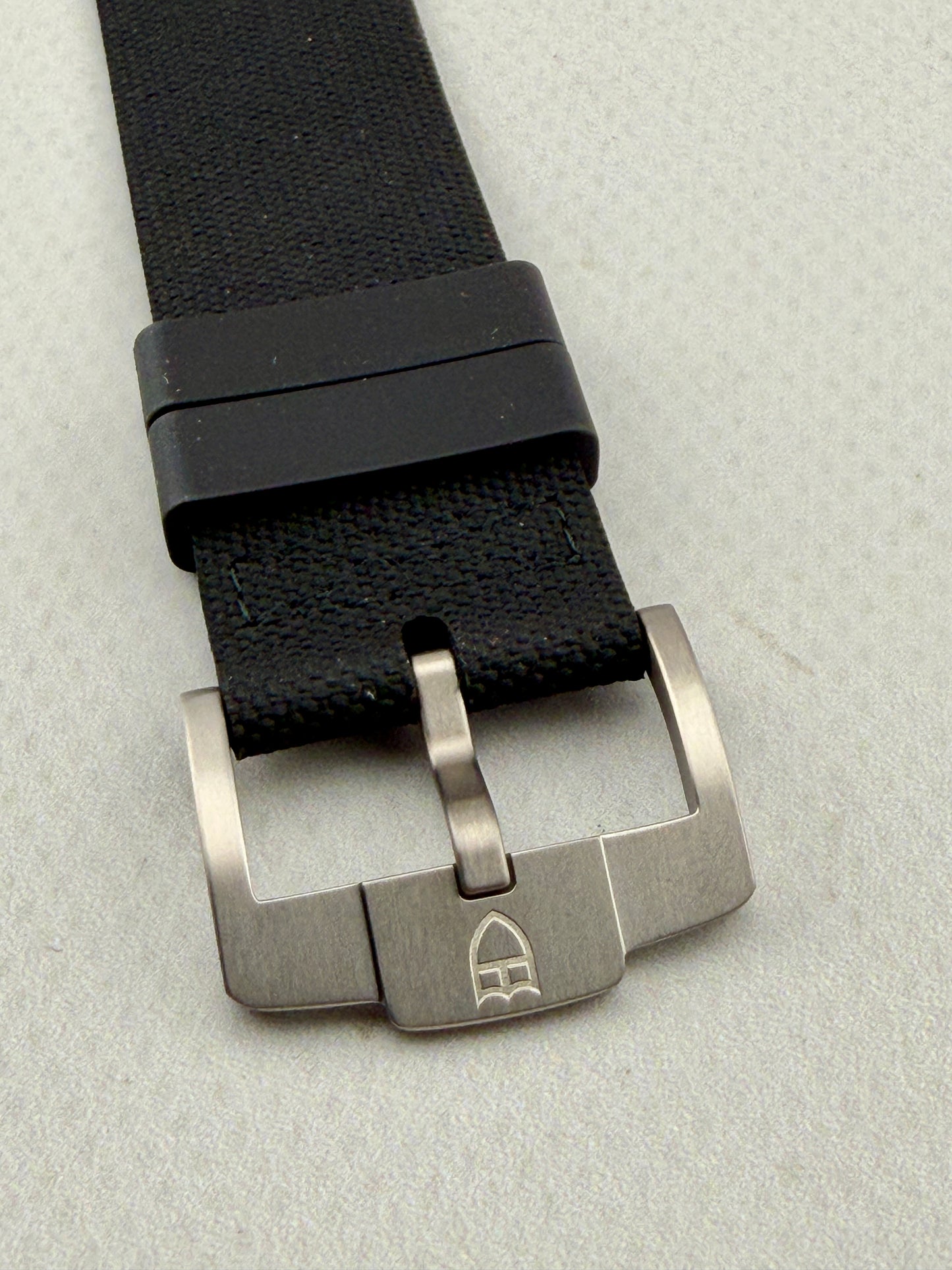 OEM Tudor 22mm One Piece Black Rubber Strap & Titanium Buckle - NEW/UNWORN