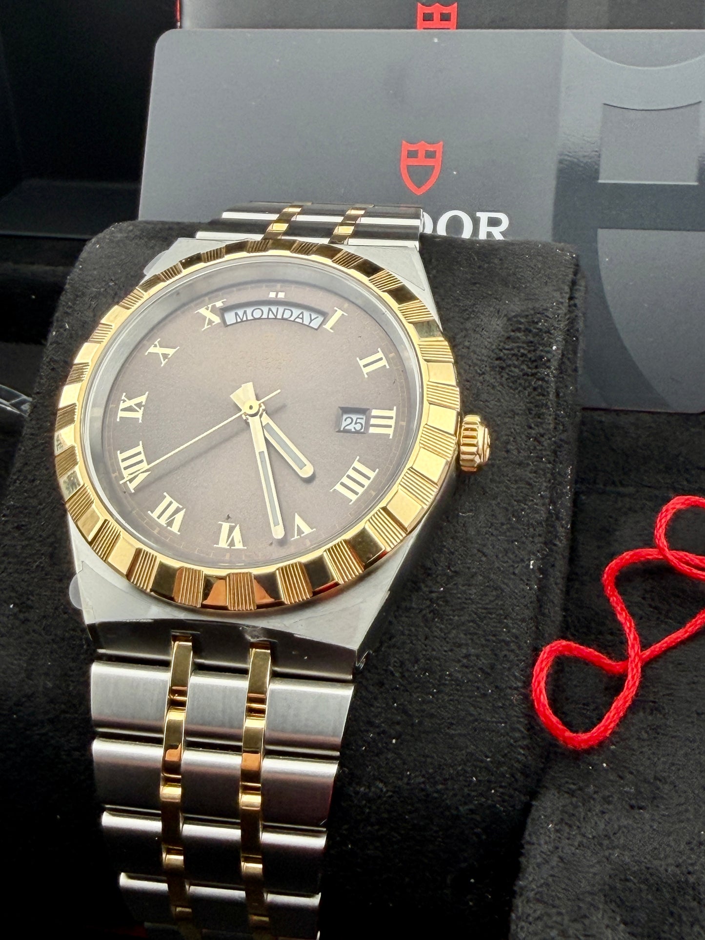 UNWORN May 2026 TUDOR Royal Day/Date 28603 Steel & Gold + Choc Dial 41mm