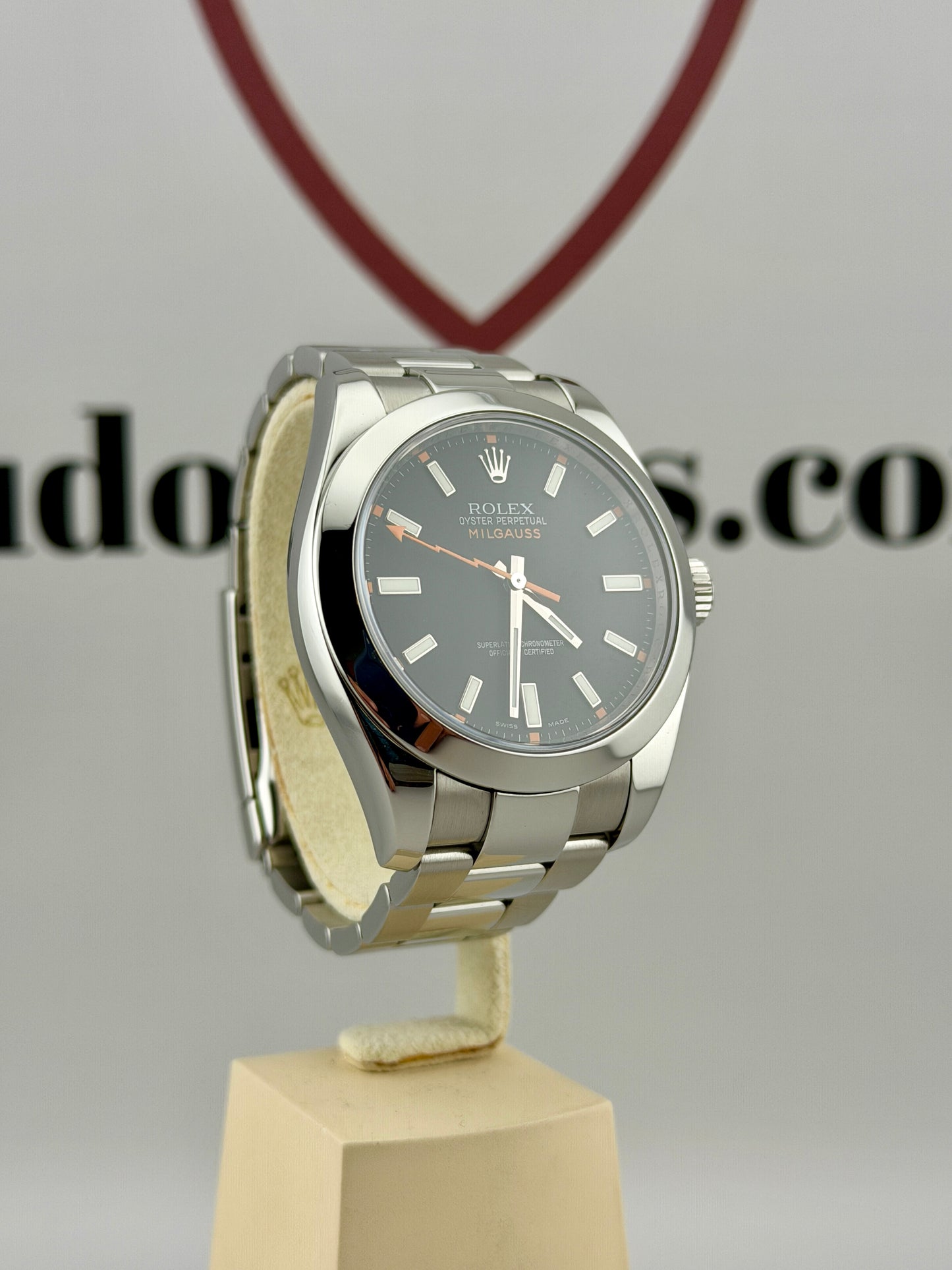ROLEX Milgauss 116400 Black Dial 40mm Superb Condition