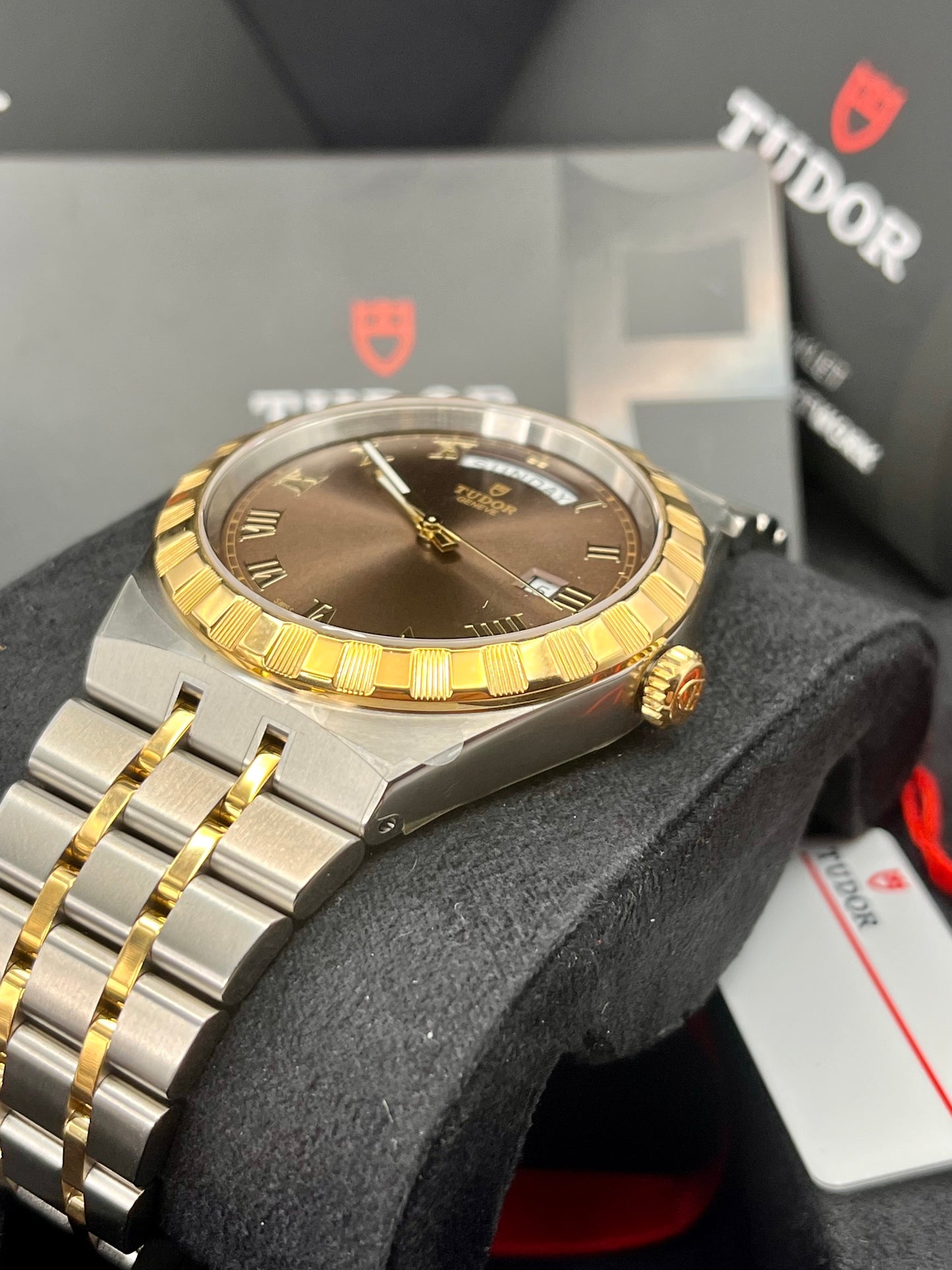 2025 *UNWORN* TUDOR Royal Day Date - 28603 - 41mm - Choc Dial