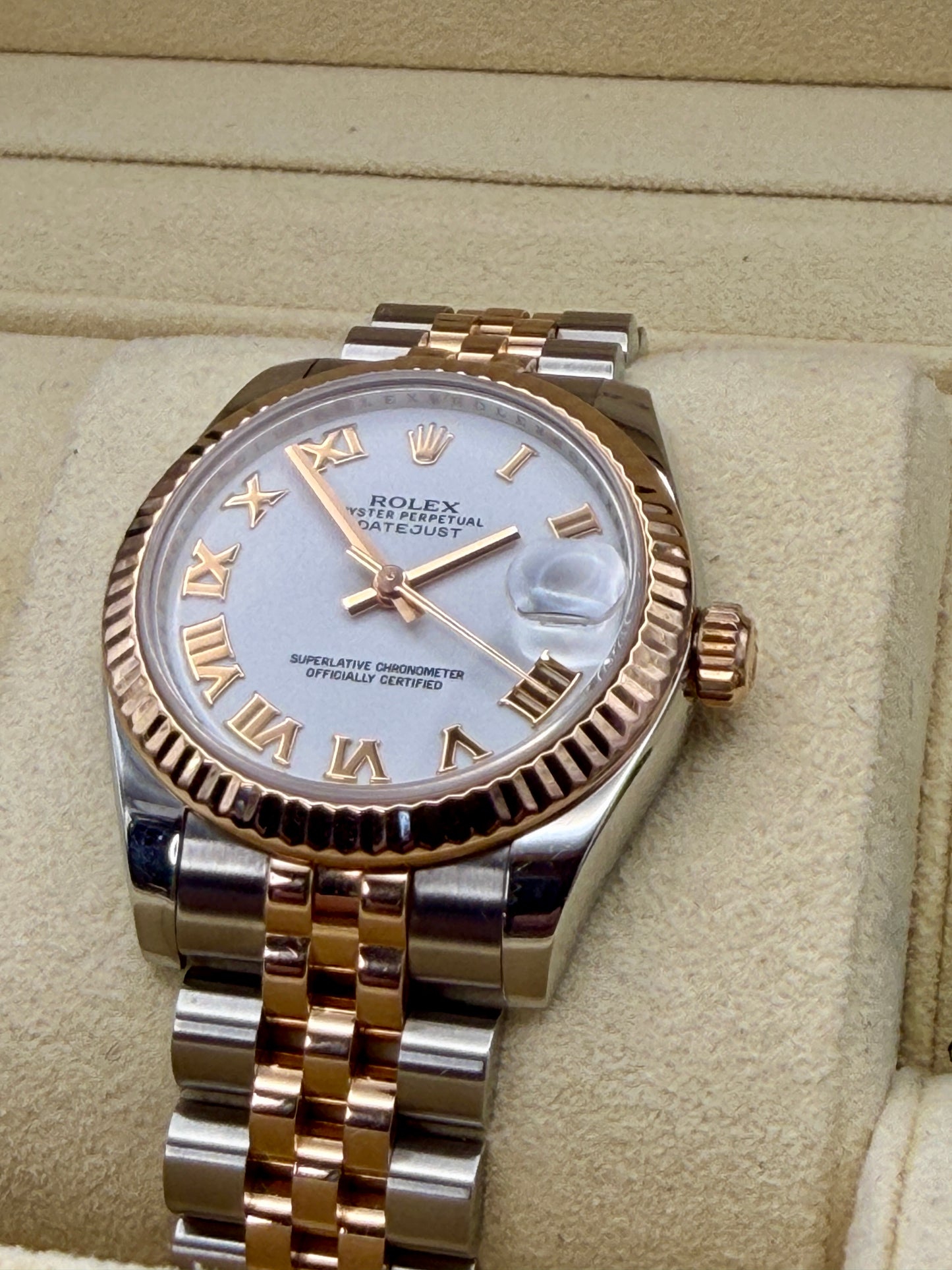 ROLEX DateJust 31mm Steel & Rose Gold 178271
