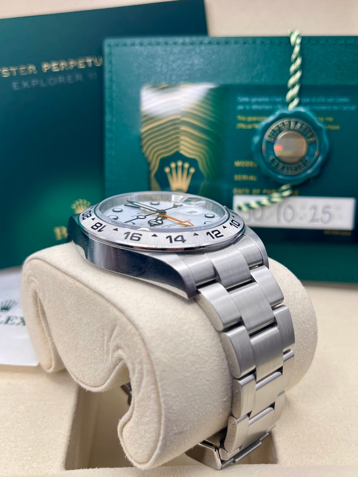 2025 ROLEX Explorer II - Polar Dial - 226570 - Unworn - Full Set