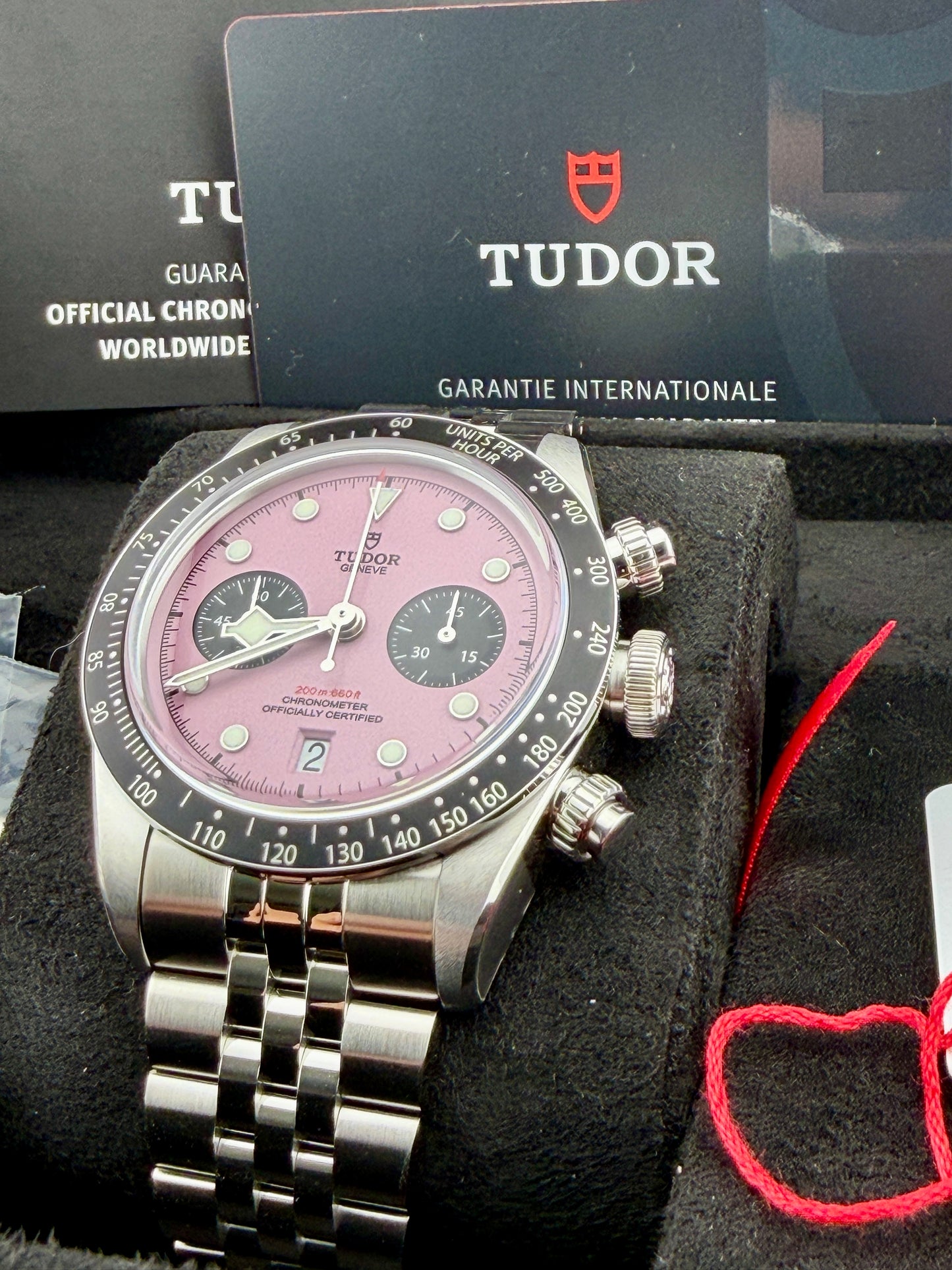 Unworn June 2026 TUDOR Black Bay Chrono 'Miami' 41mm Full Set