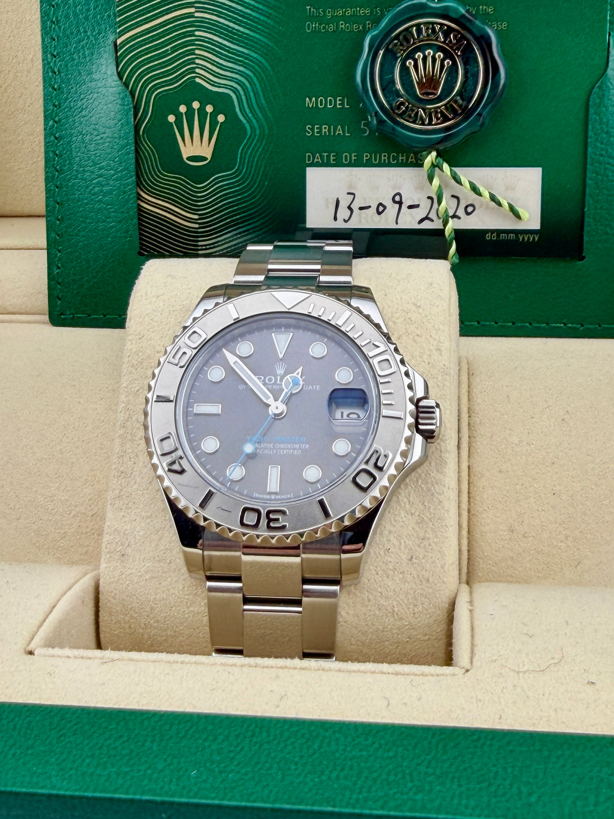 2020 ROLEX Yacht-Master Grey Dial 268622 37mm