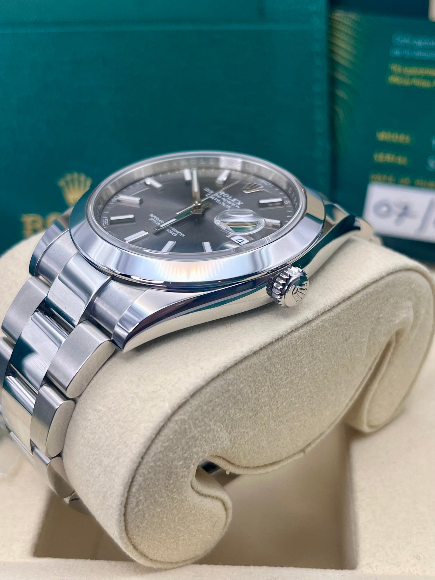 DEC 2025 ROLEX Datejust 41mm 126300 Rhodium Dial Full Set
