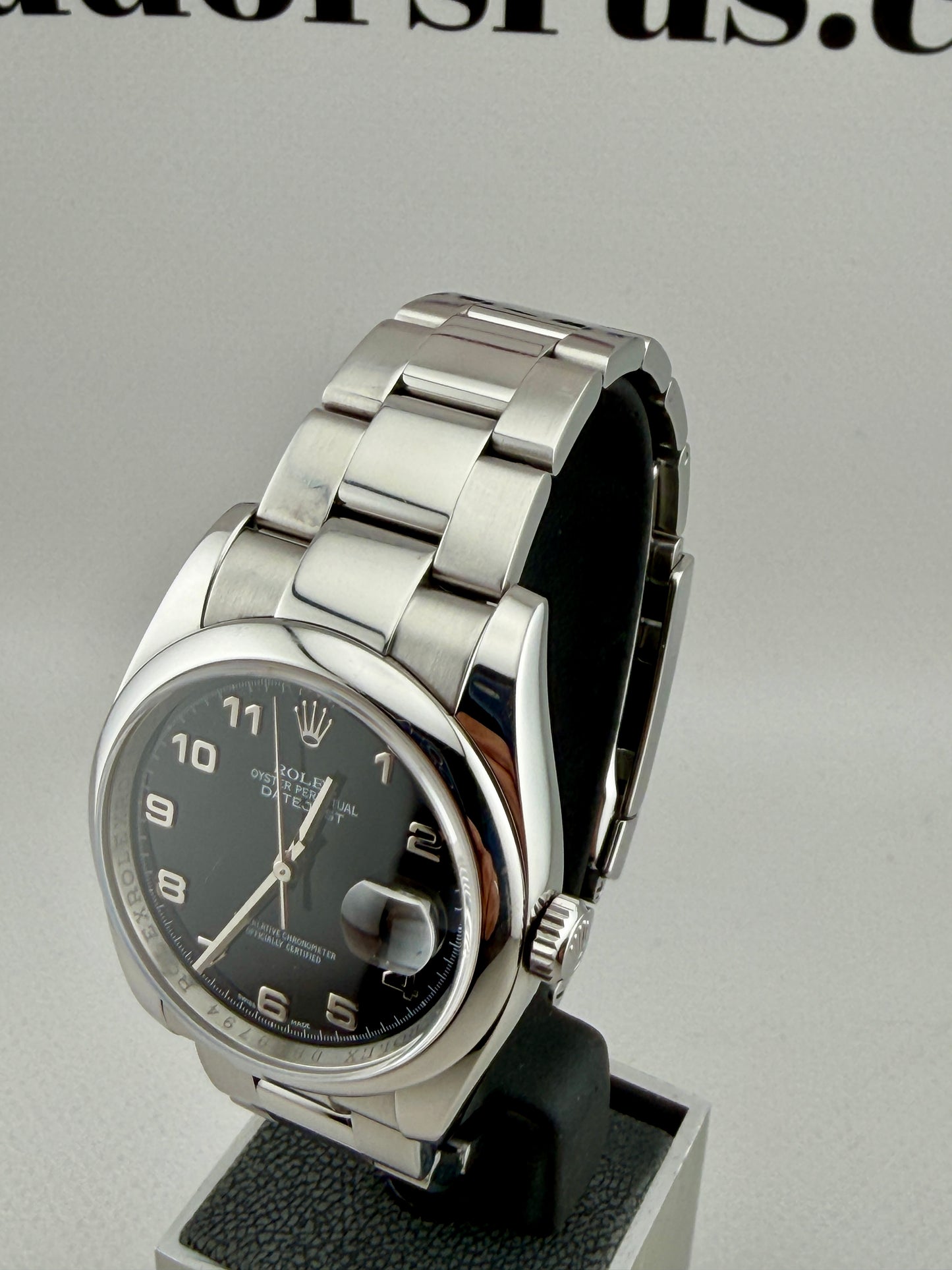 ROLEX DateJust 36 116200 36mm Roulette Date Full Set & Serviced