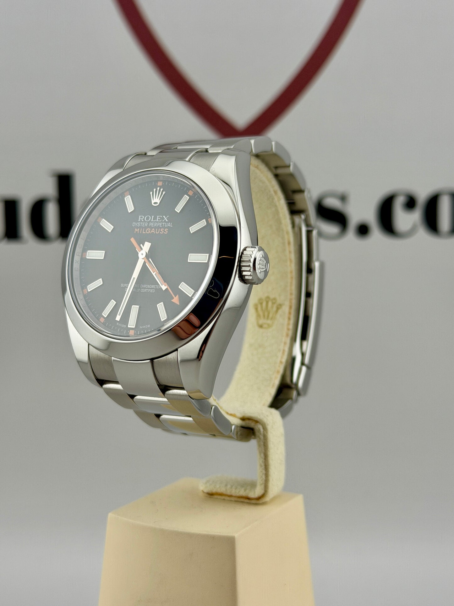 ROLEX Milgauss 116400 Black Dial 40mm Superb Condition