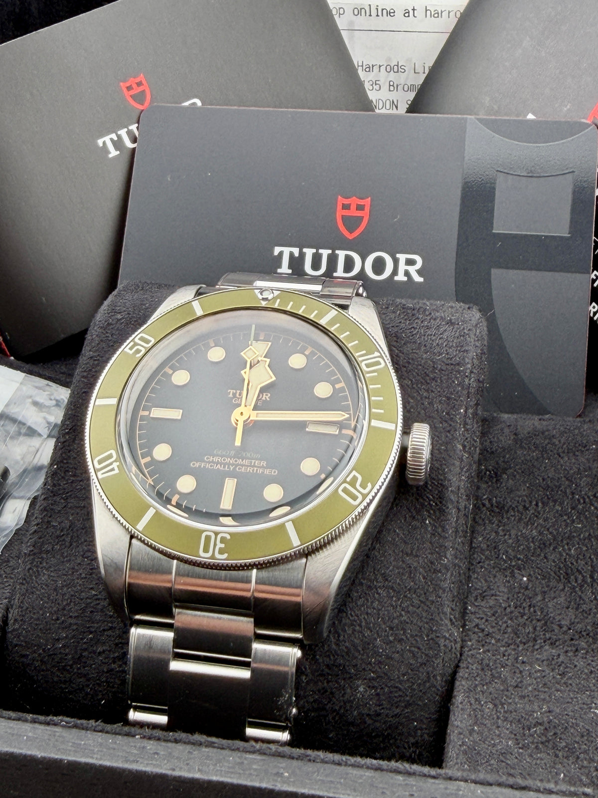 2022 TUDOR Black Bay Harrods Sp.Edition 41mm 79230G Full Set