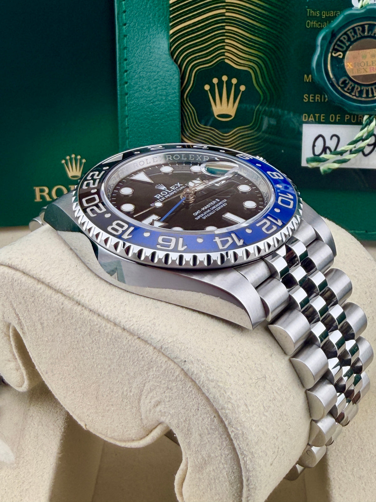 2025 ROLEX GMT-Master II Batgirl 126710BLNR 40mm Full Set