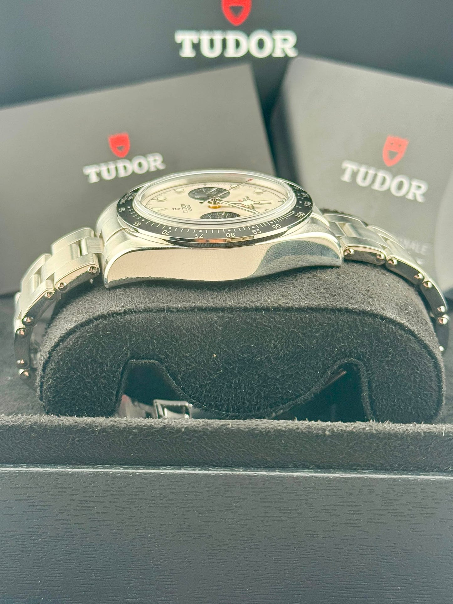 UNWORN 2026 TUDOR Black Bay Chrono Panda + T-Fit Clasp 41mm