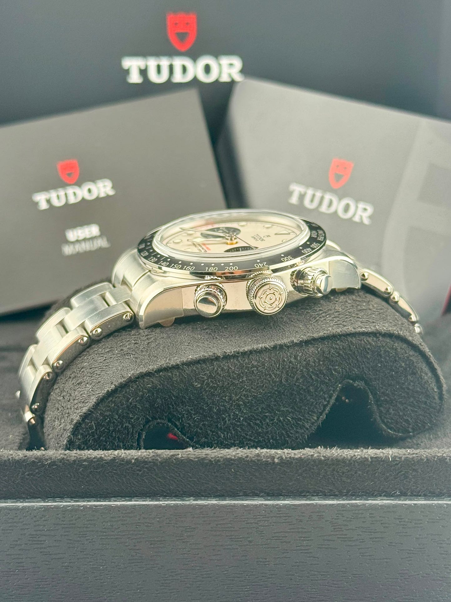 UNWORN 2026 TUDOR Black Bay Chrono Panda + T-Fit Clasp 41mm