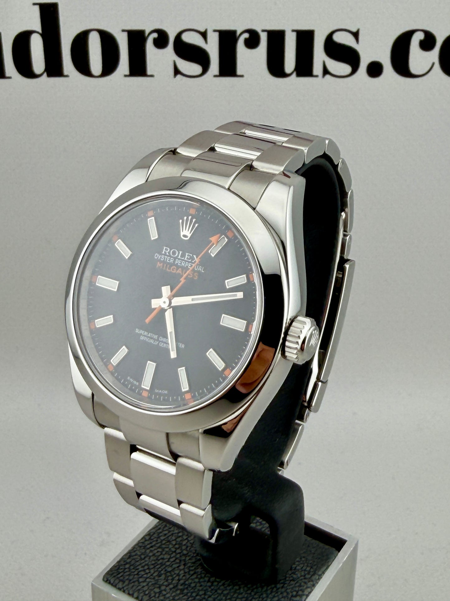 ROLEX Milgauss 116400 Black Dial 40mm Superb Condition