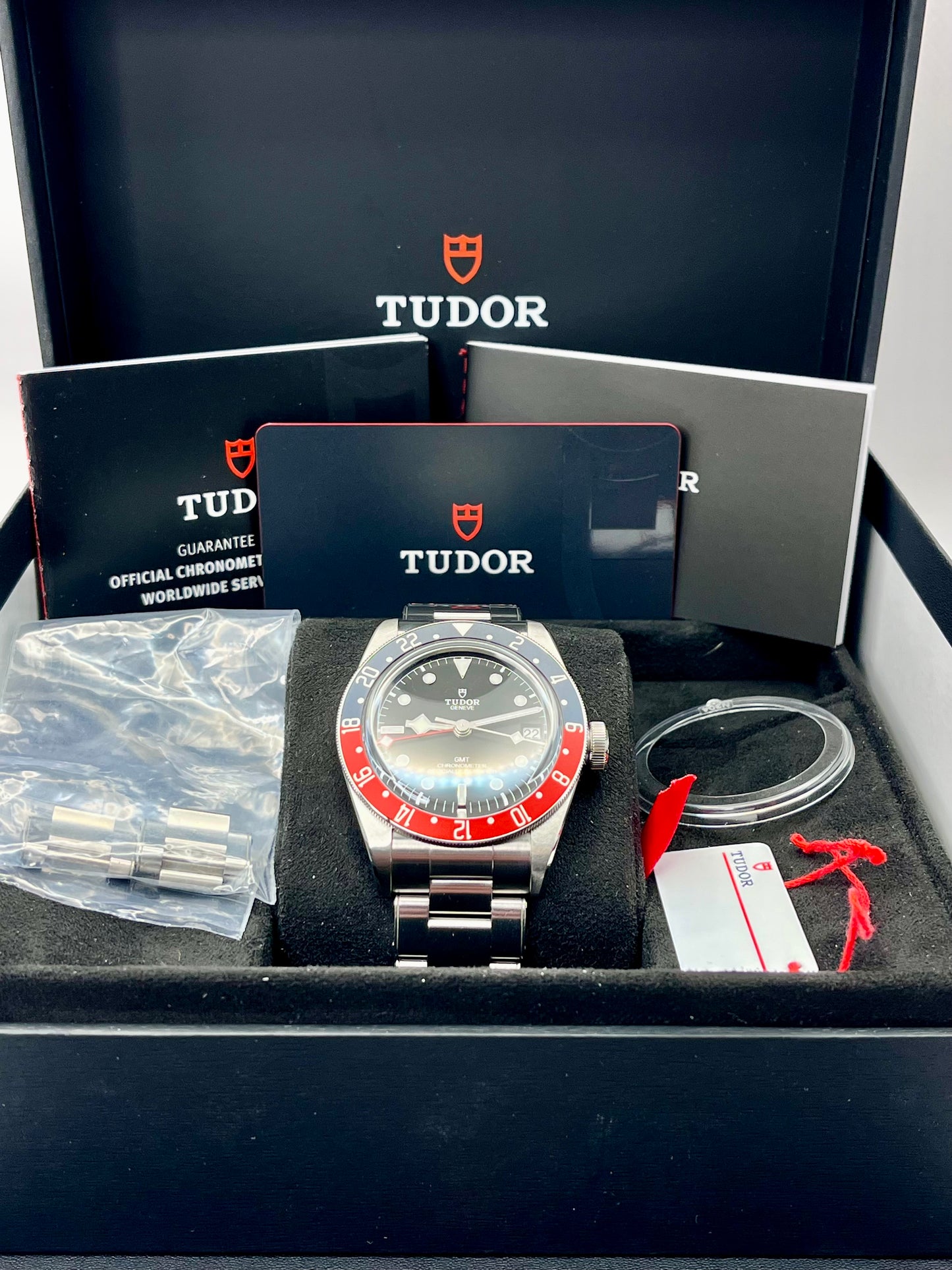 Dec 2023 TUDOR Black Bay GMT Pepsi 41mm 79830RB Full Set