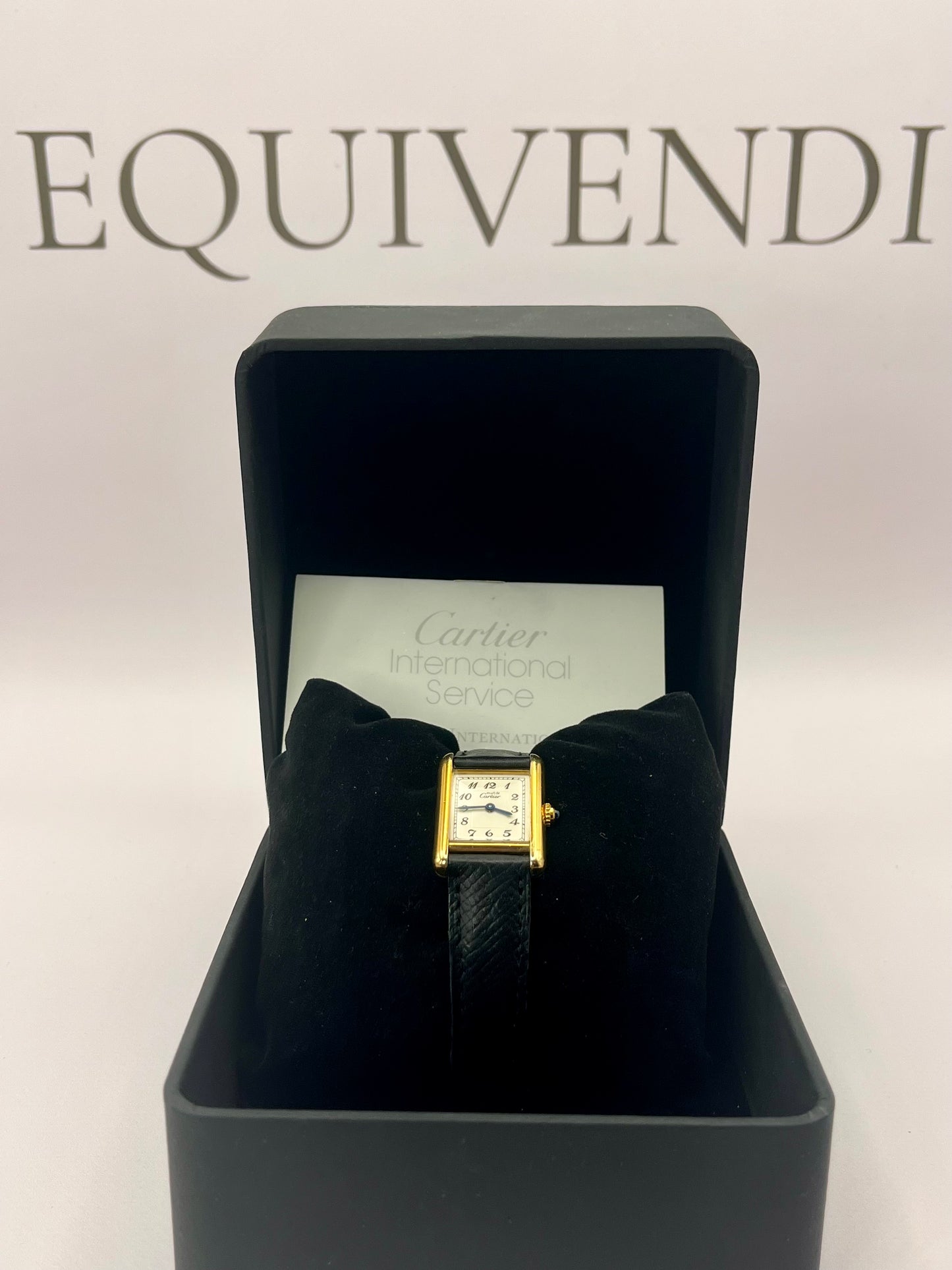 Cartier Tank Vermeil Ladies Watch - Quartz - 20mmx28mm