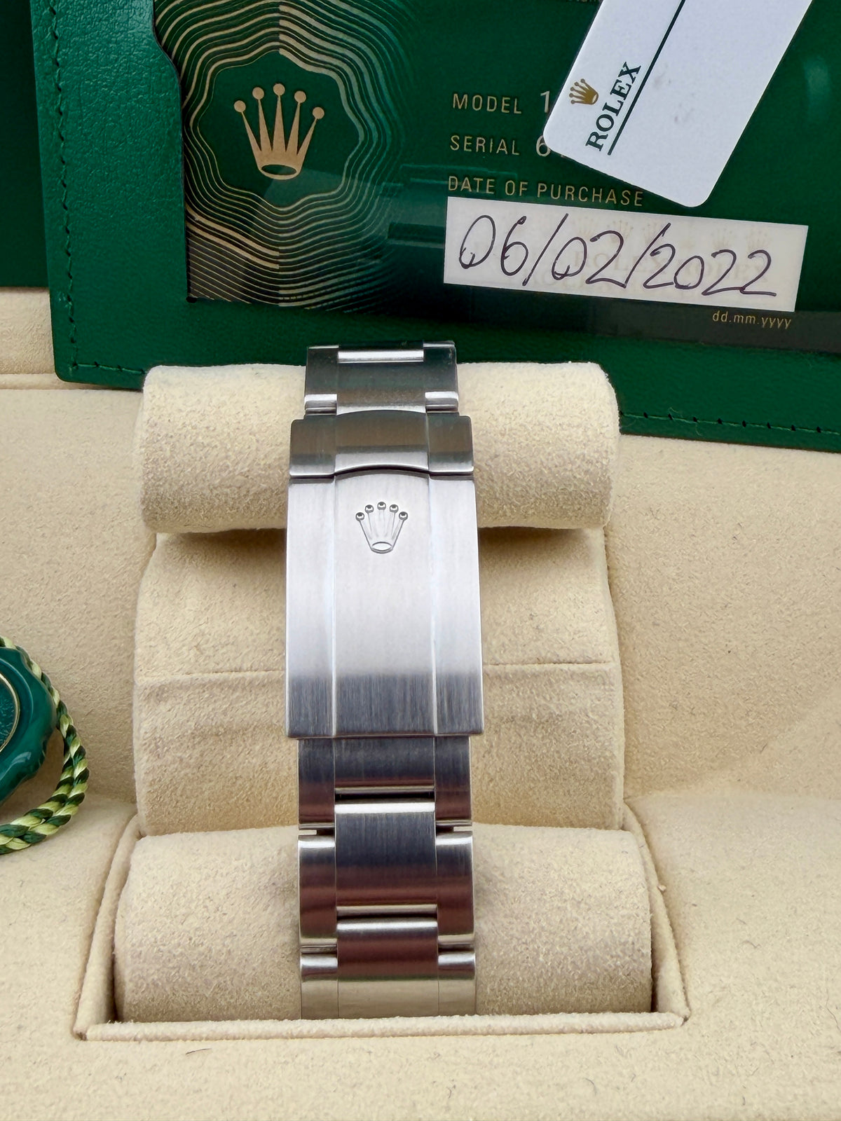 2022 ROLEX Oyster Perpetual 36 Silver Dial 126000 Full Set
