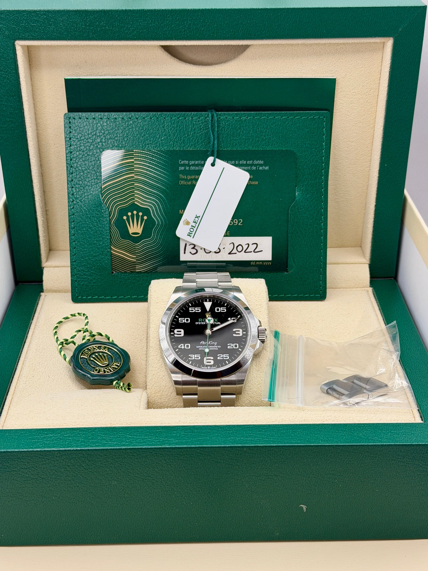 2022 ROLEX AirKing 126900 40mm Full Set