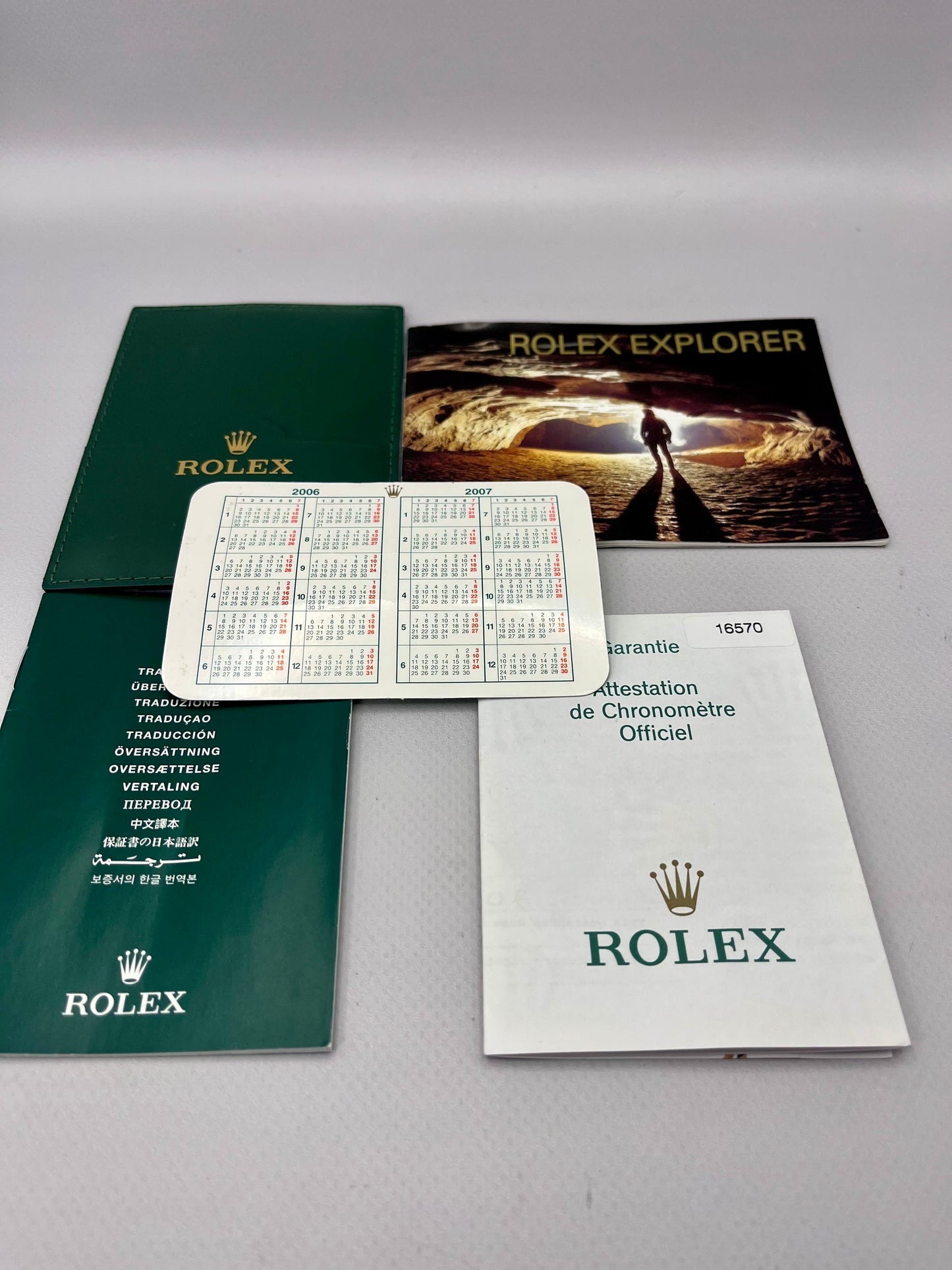 2006 ROLEX Explorer II GMT - 40mm - 16570 - Collector Set