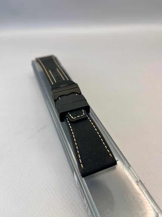 TUDOR OEM 22mm Hybrid Strap + OEM Tudor Black 18mm Clasp