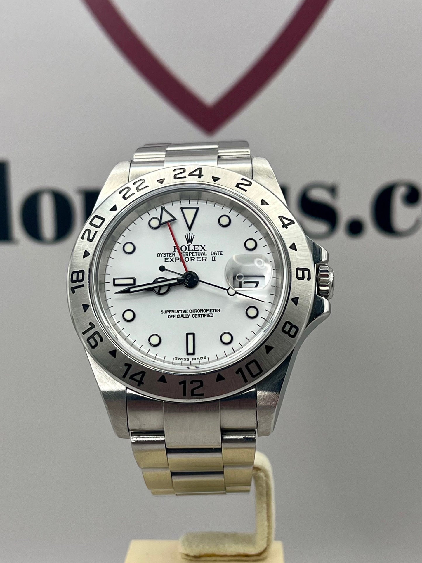 ROLEX Explorer II GMT 40mm 16570 Polar Serviced by Rolex