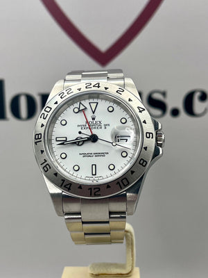 ROLEX Explorer II GMT 40mm 16570 Polar Serviced by Rolex