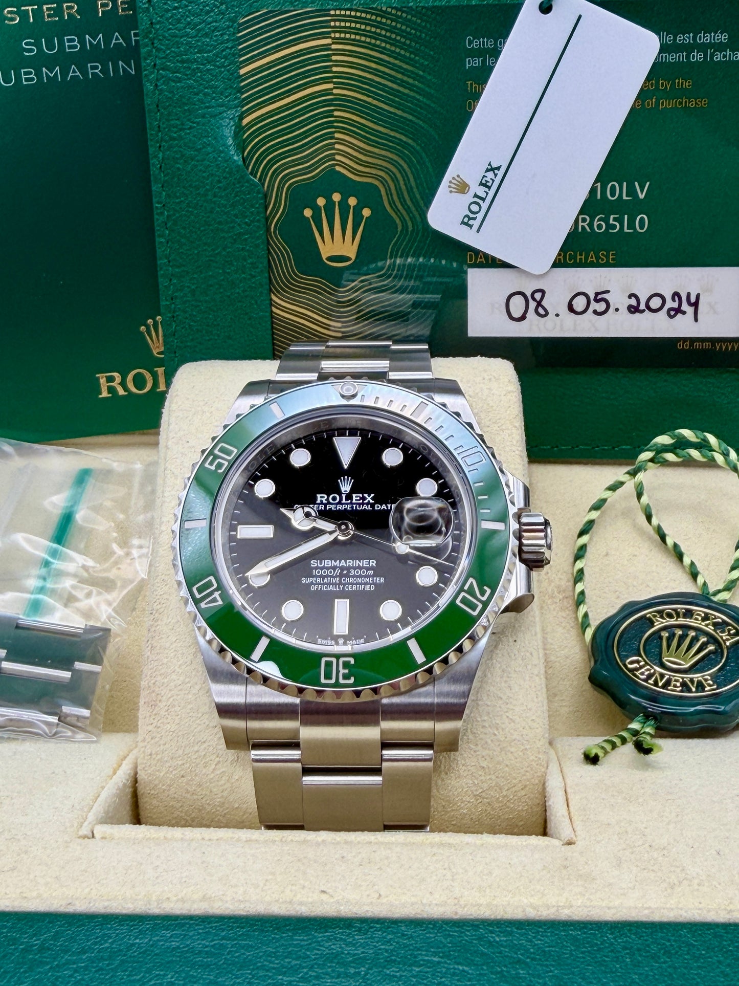 2024 ROLEX Submariner Starbucks 126610LV 41mm Full Set