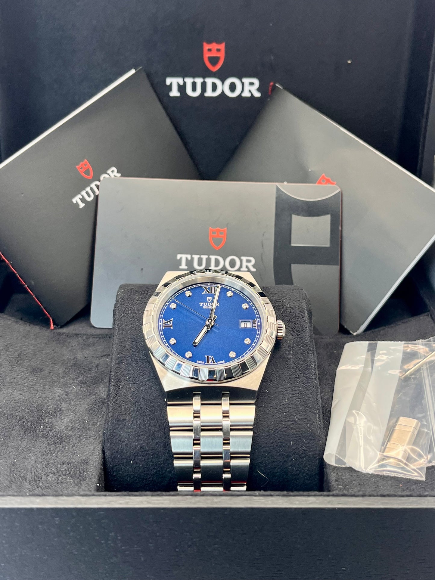 2023 TUDOR Royal 28500 - 38mm - Diamond Markers - Full Set - W'rrnty to Oct 2028