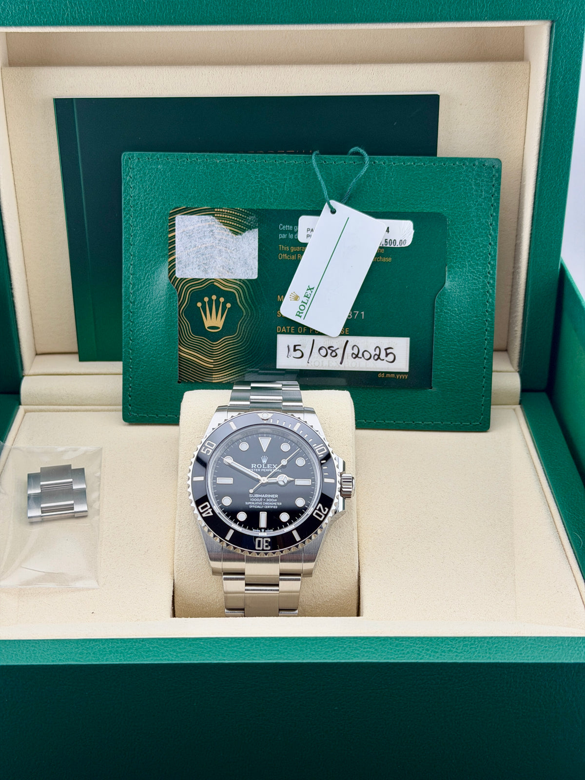 2025 ROLEX Submariner No Date 124060 41mm Full Set