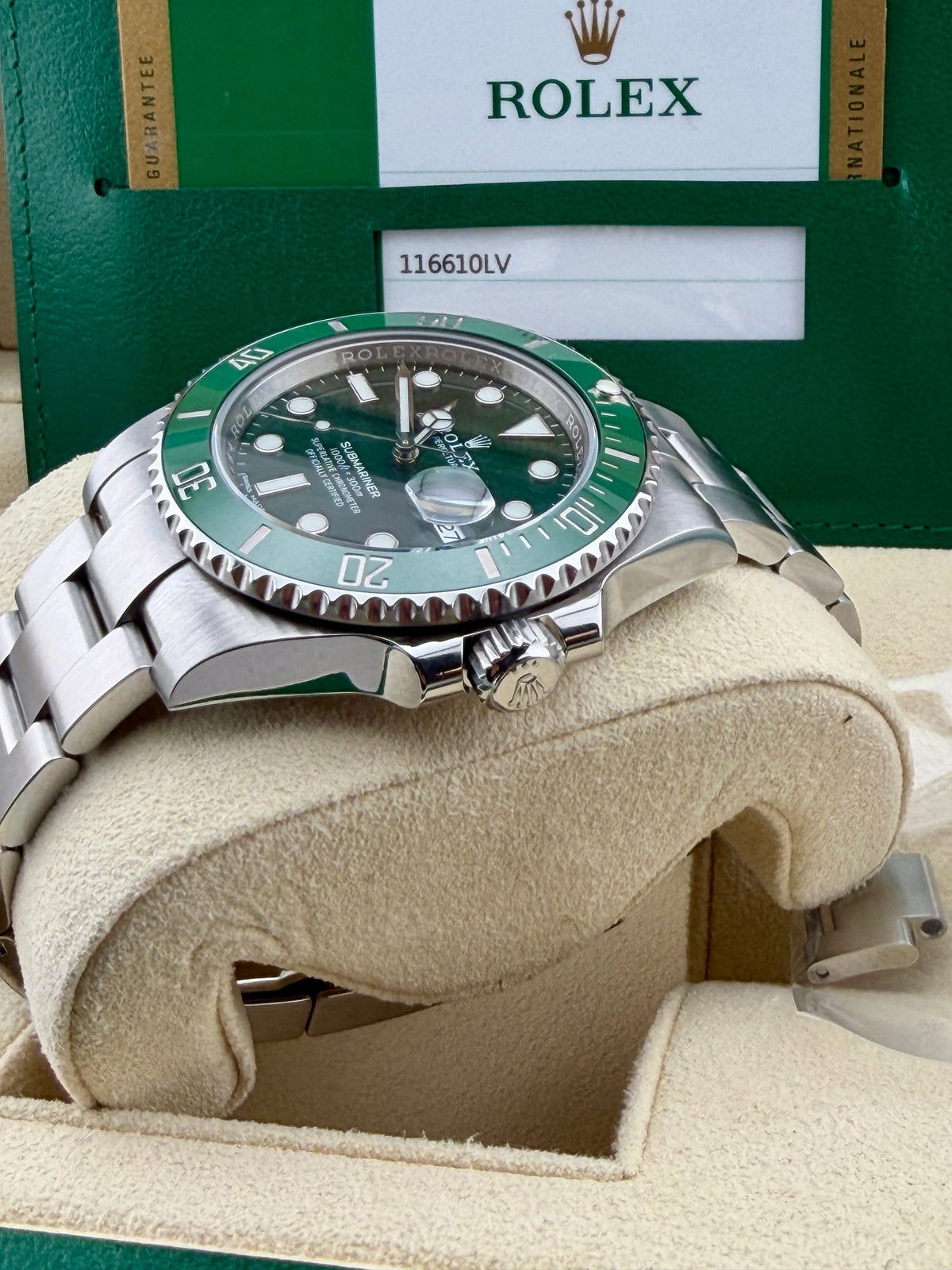 2020 ROLEX Submariner Hulk 116610LV 40mm Immaculate