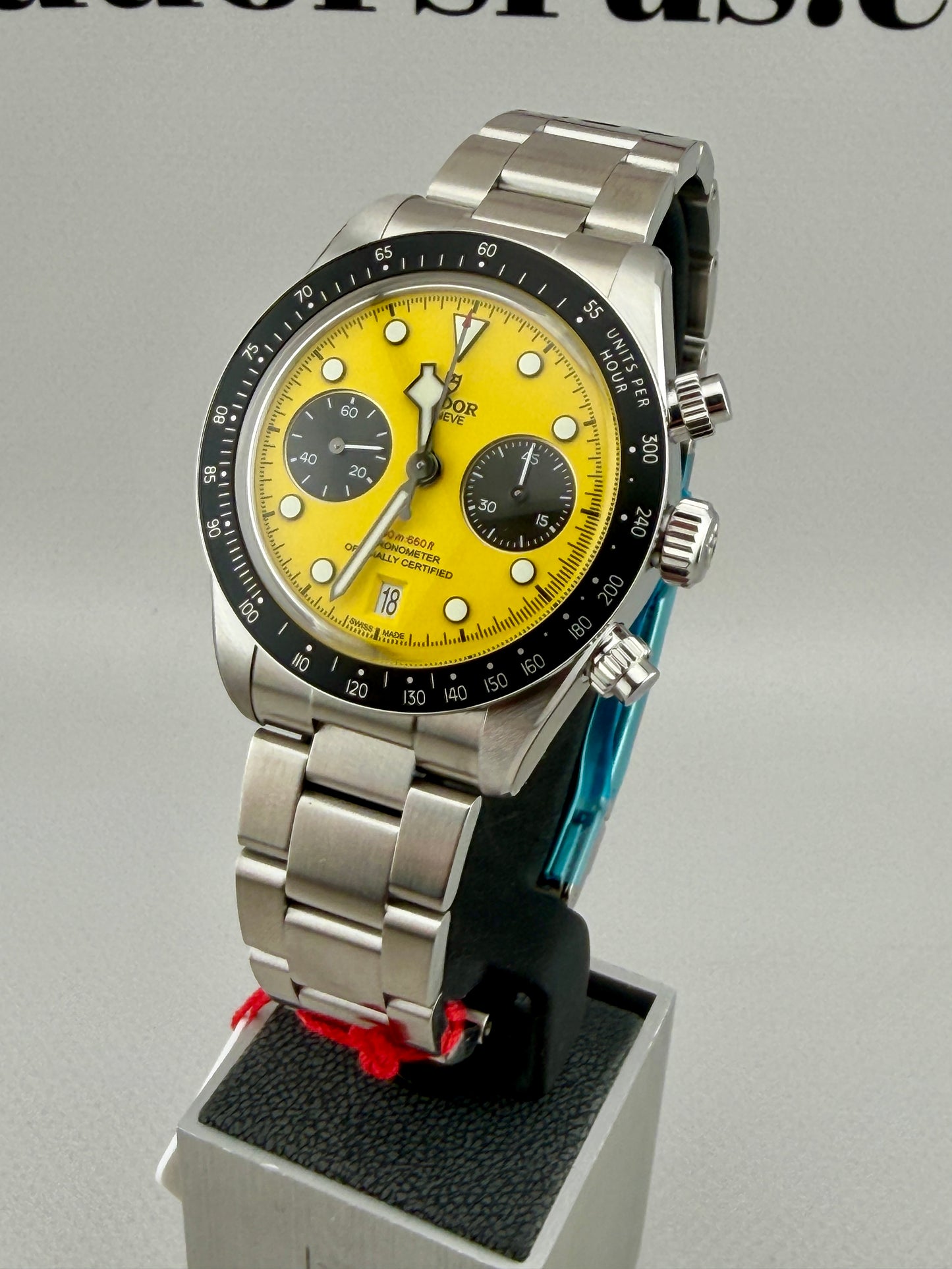 New Release TUDOR Black Bay Chrono Bumblebee 39mm Full Set