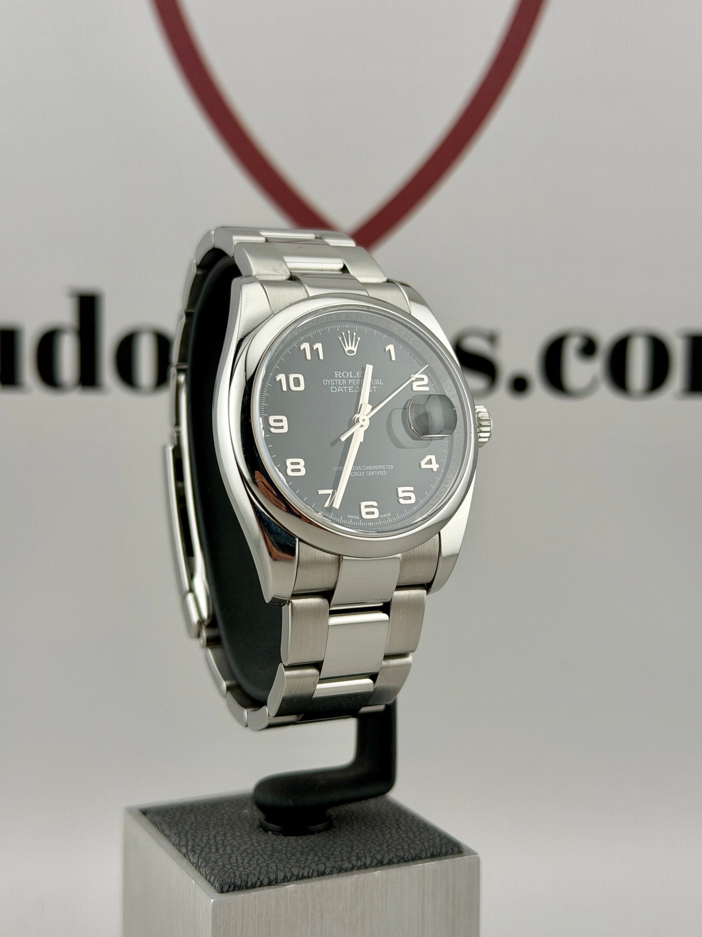 ROLEX DateJust 36 116200 36mm Roulette Date Full Set & Serviced
