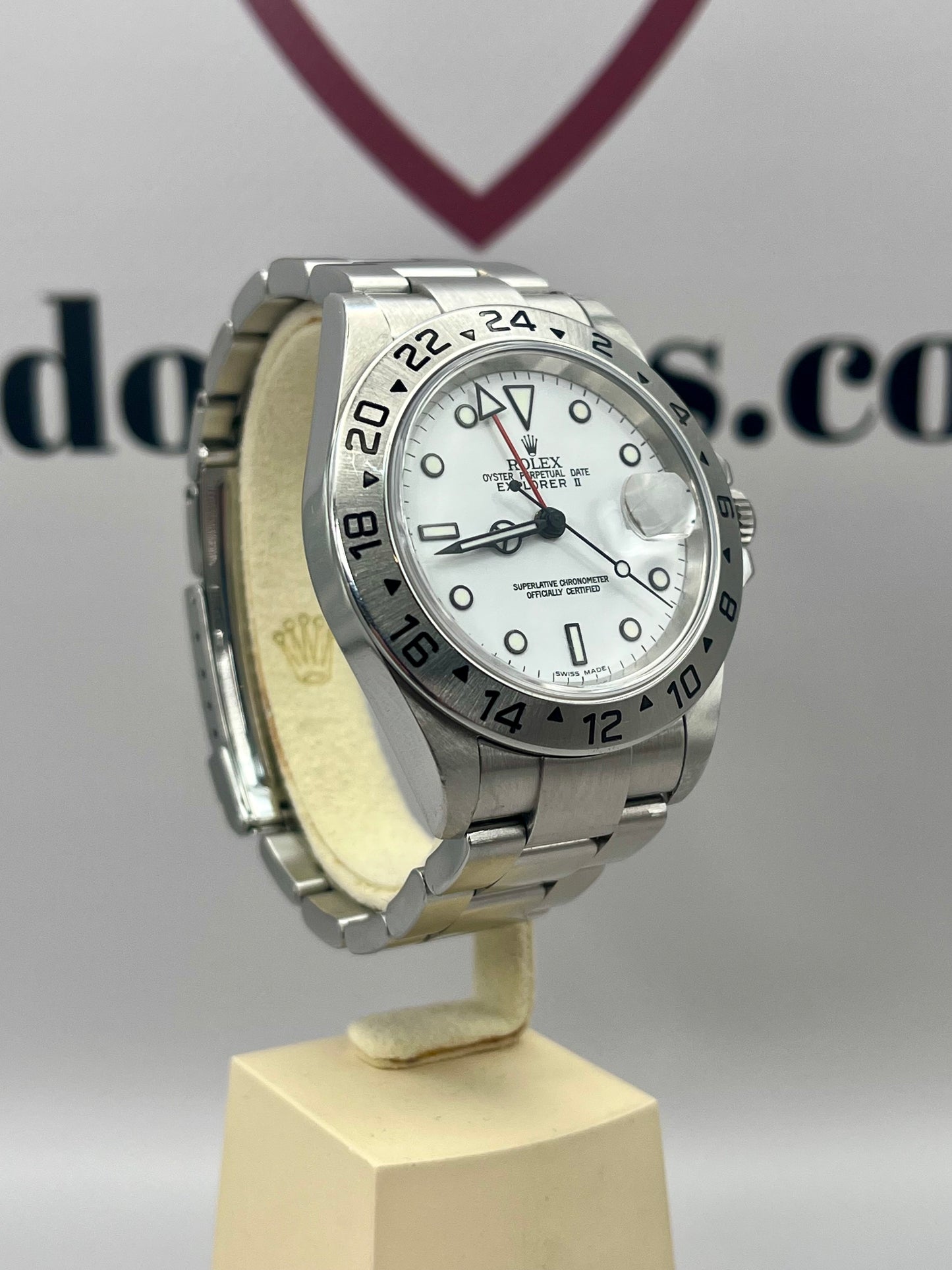 ROLEX Explorer II GMT 40mm 16570 Polar Serviced by Rolex