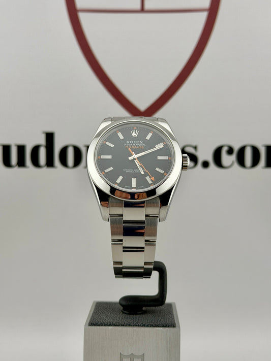 ROLEX Milgauss 116400 Black Dial 40mm Superb Condition