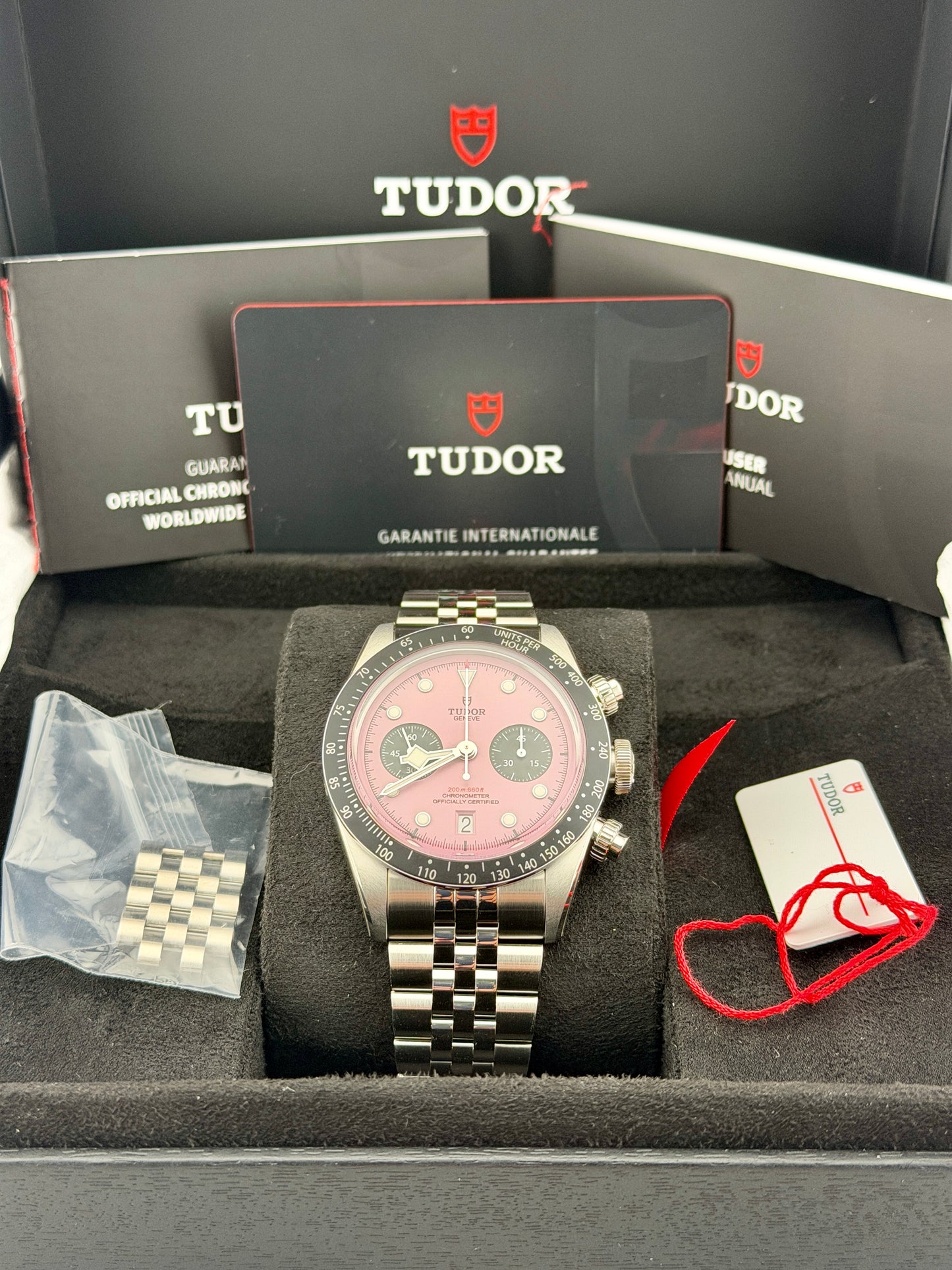 Unworn June 2026 TUDOR Black Bay Chrono 'Miami' 41mm Full Set